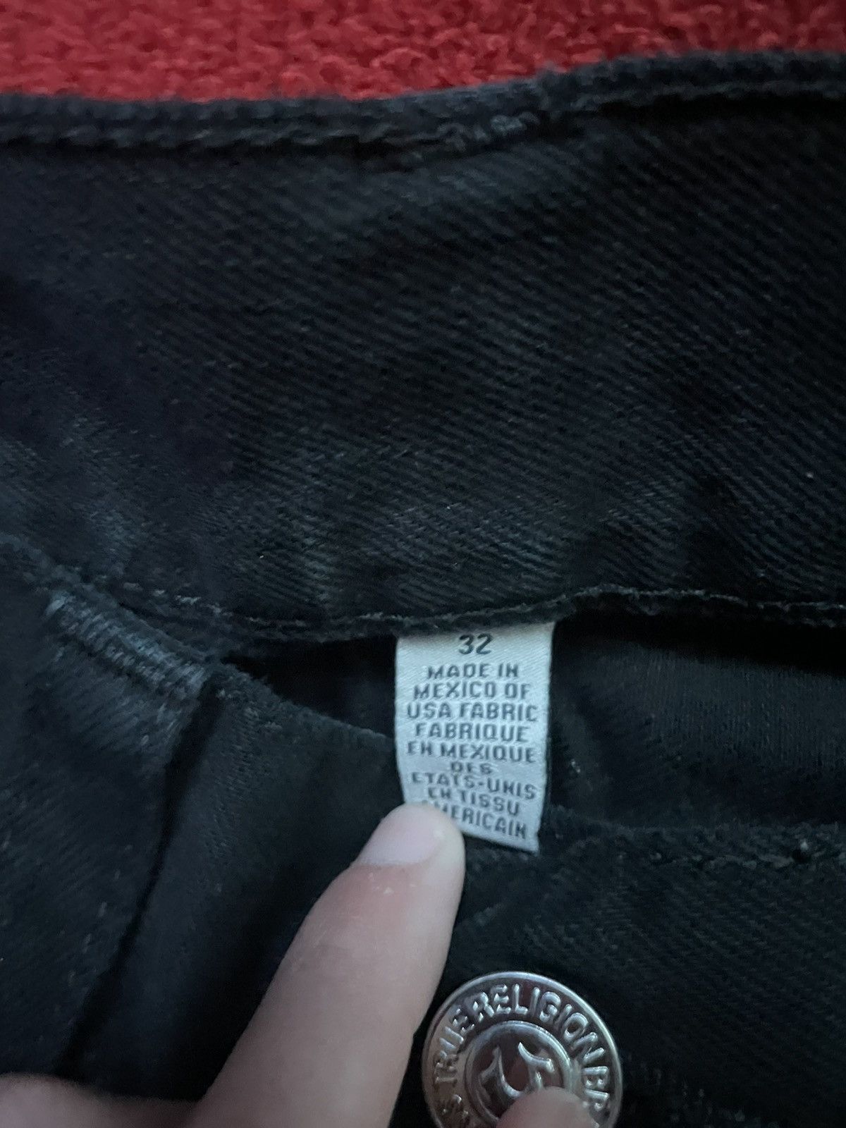 True Religion True religion denim jeans all black Size US 32 / EU 48 - 6 Thumbnail