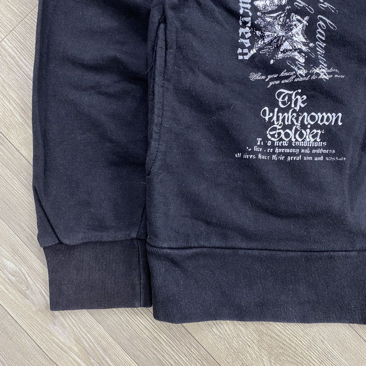 14th Addiction 2000s Collins Skulls Poem Cross Grunge Punk Style Zip Hoodie Size US M / EU 48-50 / 2 - 7 Thumbnail