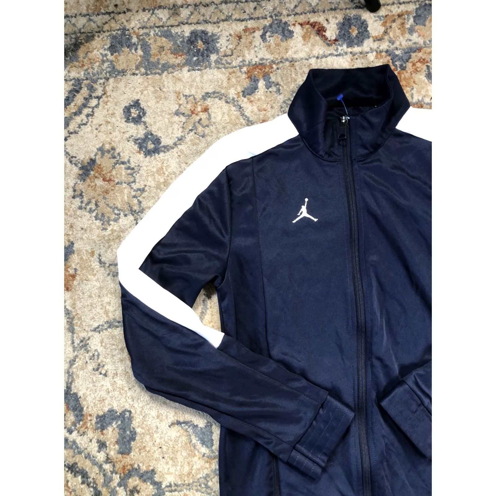 Jordan Brand Jordan Track Jacket Mens S Navy White Full Zip Jumpman Logo Athletic Size US S / EU 44-46 / 1 - 3 Thumbnail