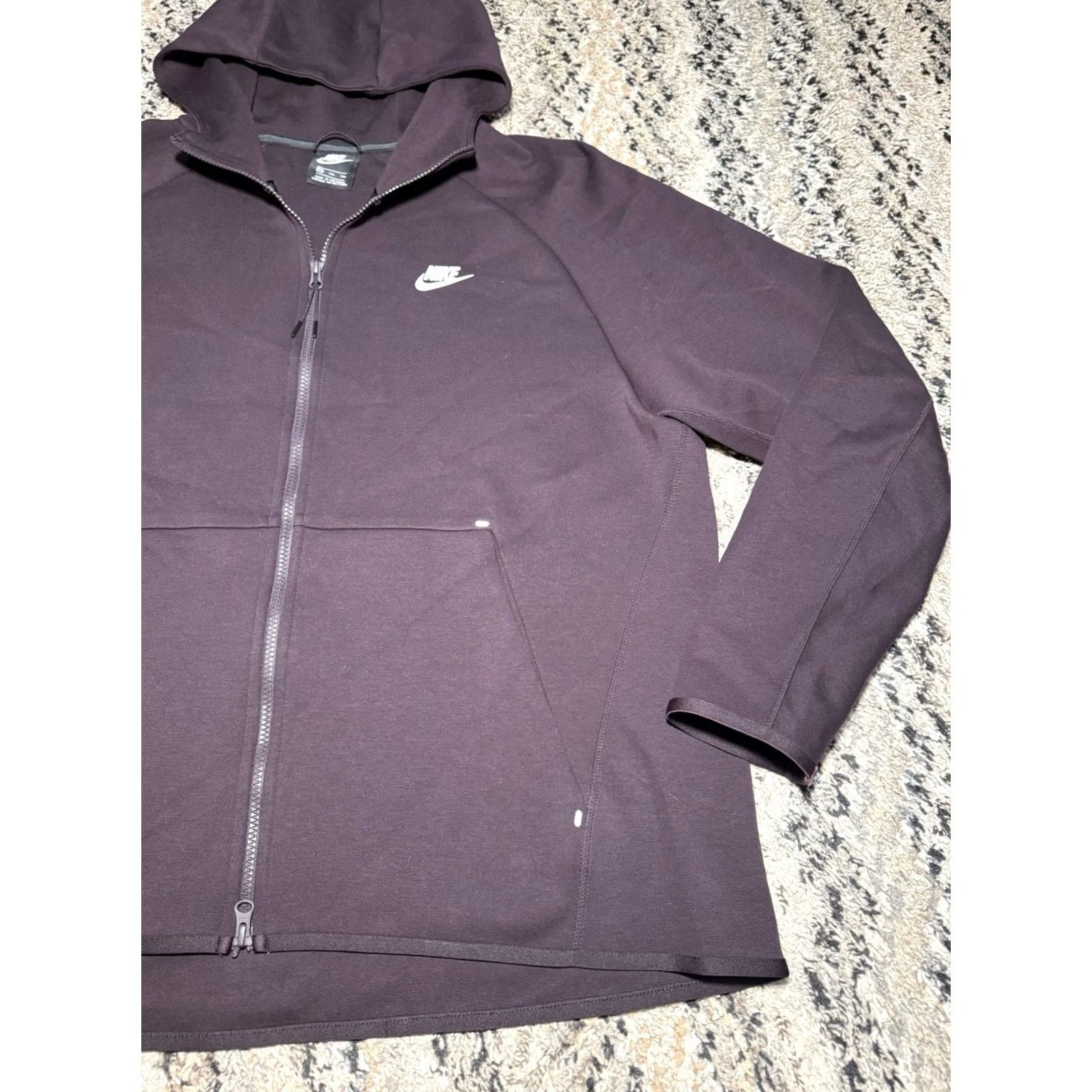 Nike Nike Tech Hoodie Deep Purple Plum 2XL Fleece ZIP Activewear Mens Boys? Size US XXL / EU 58 / 5 - 2 Thumbnail
