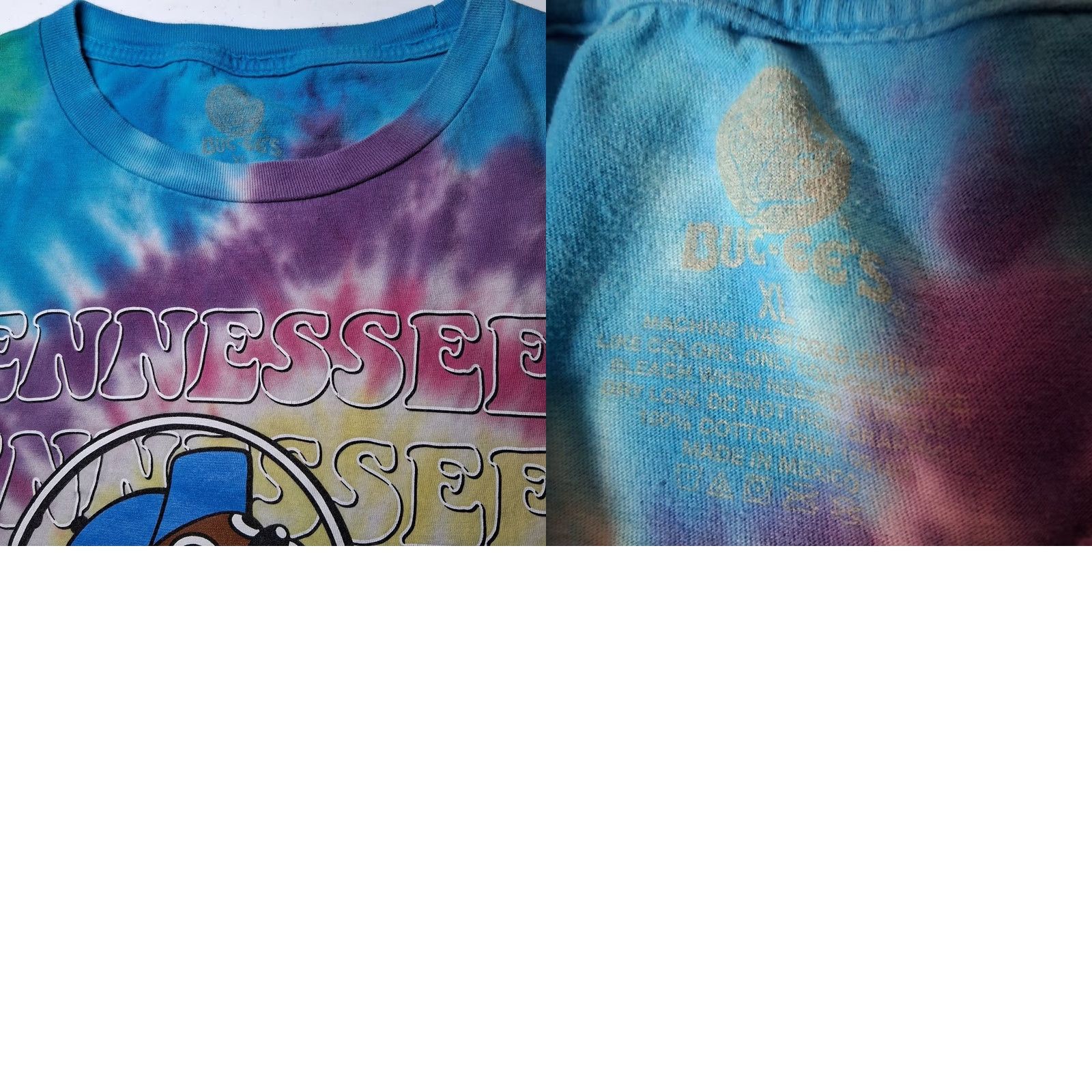 Rainbow BUC-EE'S Shirt Men XL Rainbow Tie Dye Gas Station Travel Superstore Graphic Print Crew Neck Short Sleeve Multicolor Cotton Logo Pattern Size US XL / EU 56 / 4 - 8 Thumbnail
