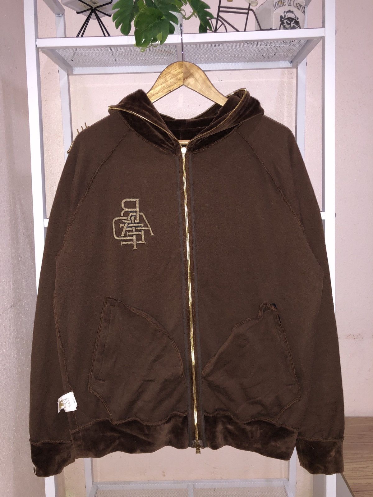 Bape Vintage 2005 BAPE Velour Velvet Full Zip Hoodie Size US M / EU 48-50 / 2 - 3 Thumbnail