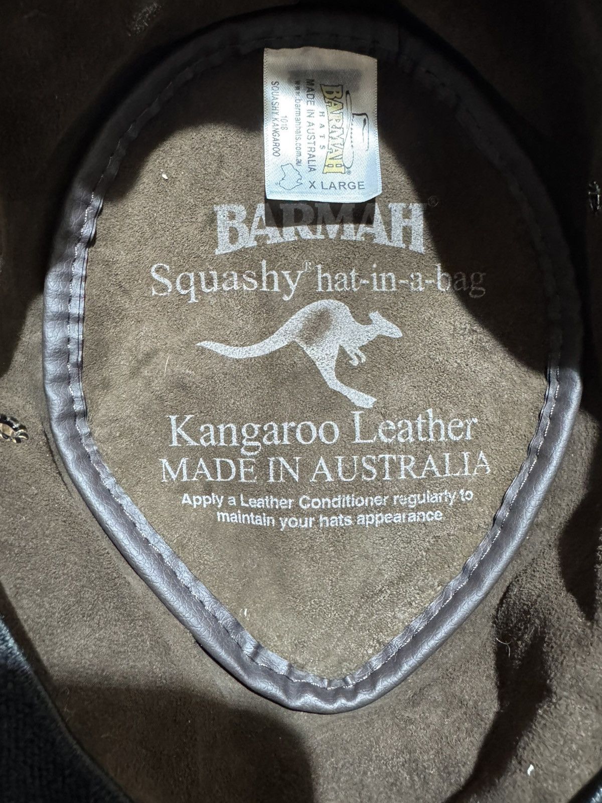 Vintage BarmahHats Vintage Kangaroo Leather Hat Size ONE SIZE - 8 Thumbnail