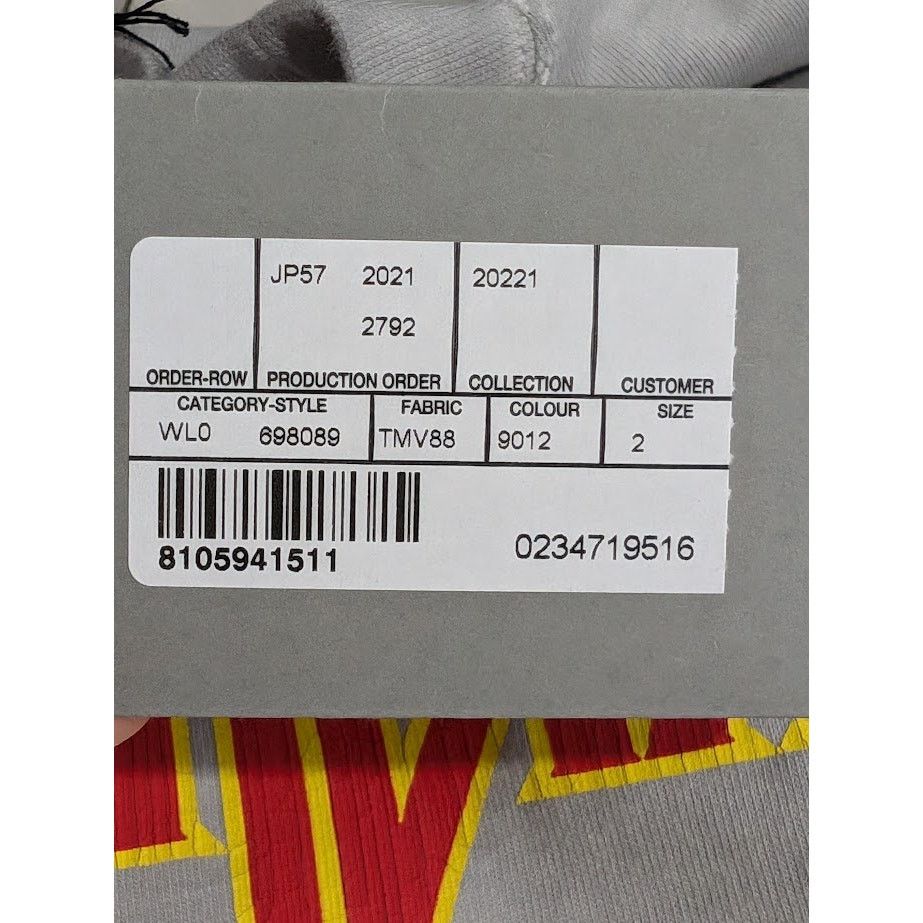 Balenciaga o1rshd1 Long Sleeve T-Shirt in Gray Size US M / EU 48-50 / 2 - 18 Thumbnail