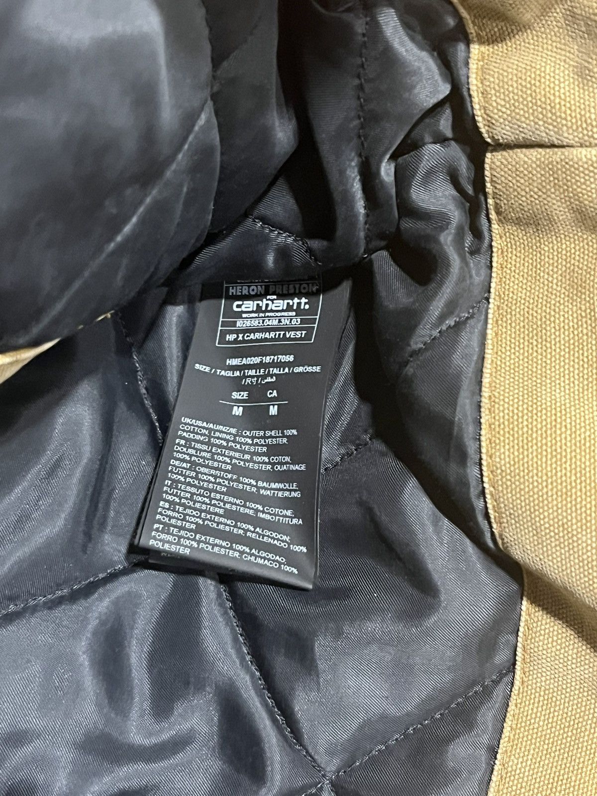 Carhartt × Heron Preston Heron Preston x Carhartt Vest Jacket RARE Size US M / EU 48-50 / 2 - 6 Thumbnail