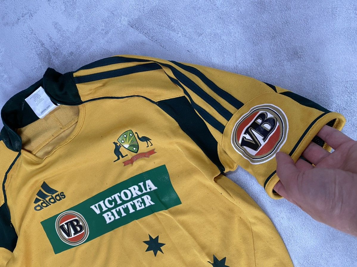 Adidas × Vintage ⚽️ Vintage 90s Jersey Australia NATIONAL CRICKET TEAM Size US M / EU 48-50 / 2 - 3 Thumbnail
