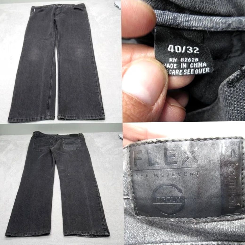 Southpole Southpole Jeans Relaxed Gray Flex Movement Wide Leg 40x30 Mens Size US 40 / EU 56 - 2 Thumbnail