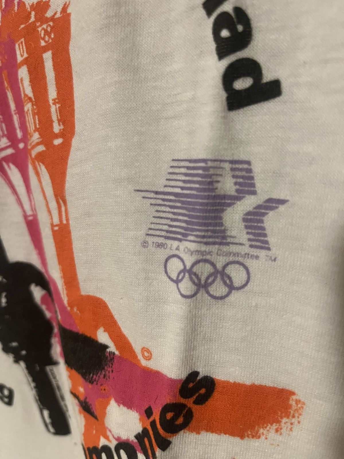 USA Olympics VTG LA OLYMPIC GAMES '84 XXIII OLYMPIAD T-SHIRT LA 1984 M Size US M / EU 48-50 / 2 - 6 Thumbnail