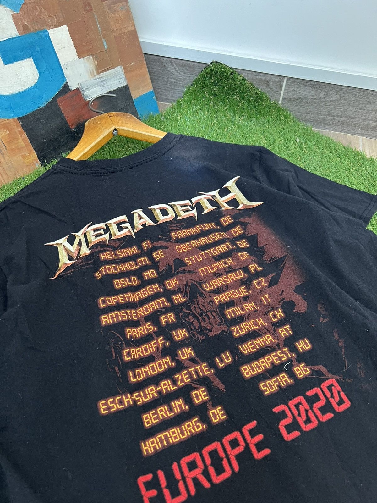Band Tees × Gildan × Megadeth T-shirt Megadeth 2020 Size US XL / EU 56 / 4 - 12 Thumbnail