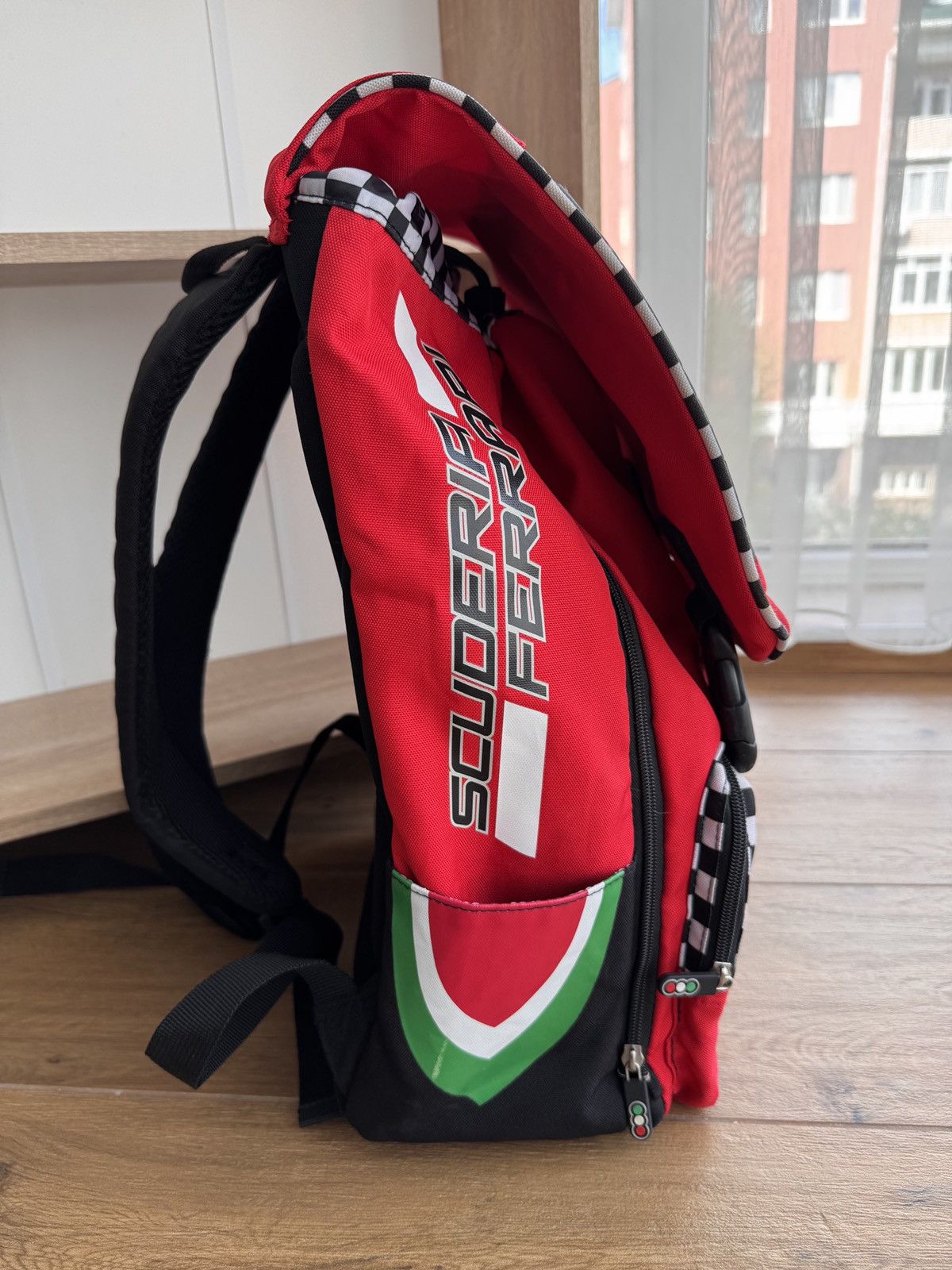 Formula 1 × Vintage Vintage Ferrari Scuderia Vettel Formula One Bolid Backpack Size ONE SIZE - 6 Thumbnail