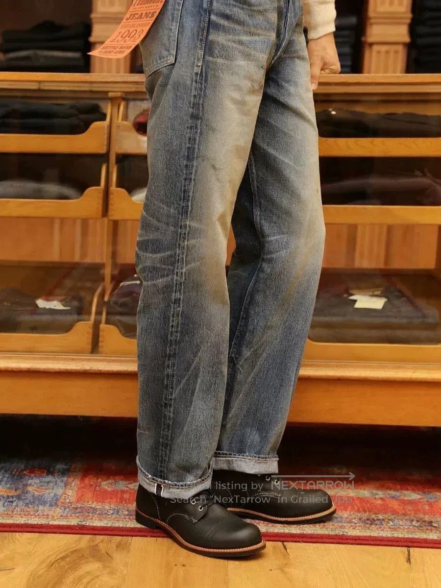Full Count & Co. FULLCOUNT 15.5oz Washed Vintage Jeans. Size US 33 - 1 Thumbnail