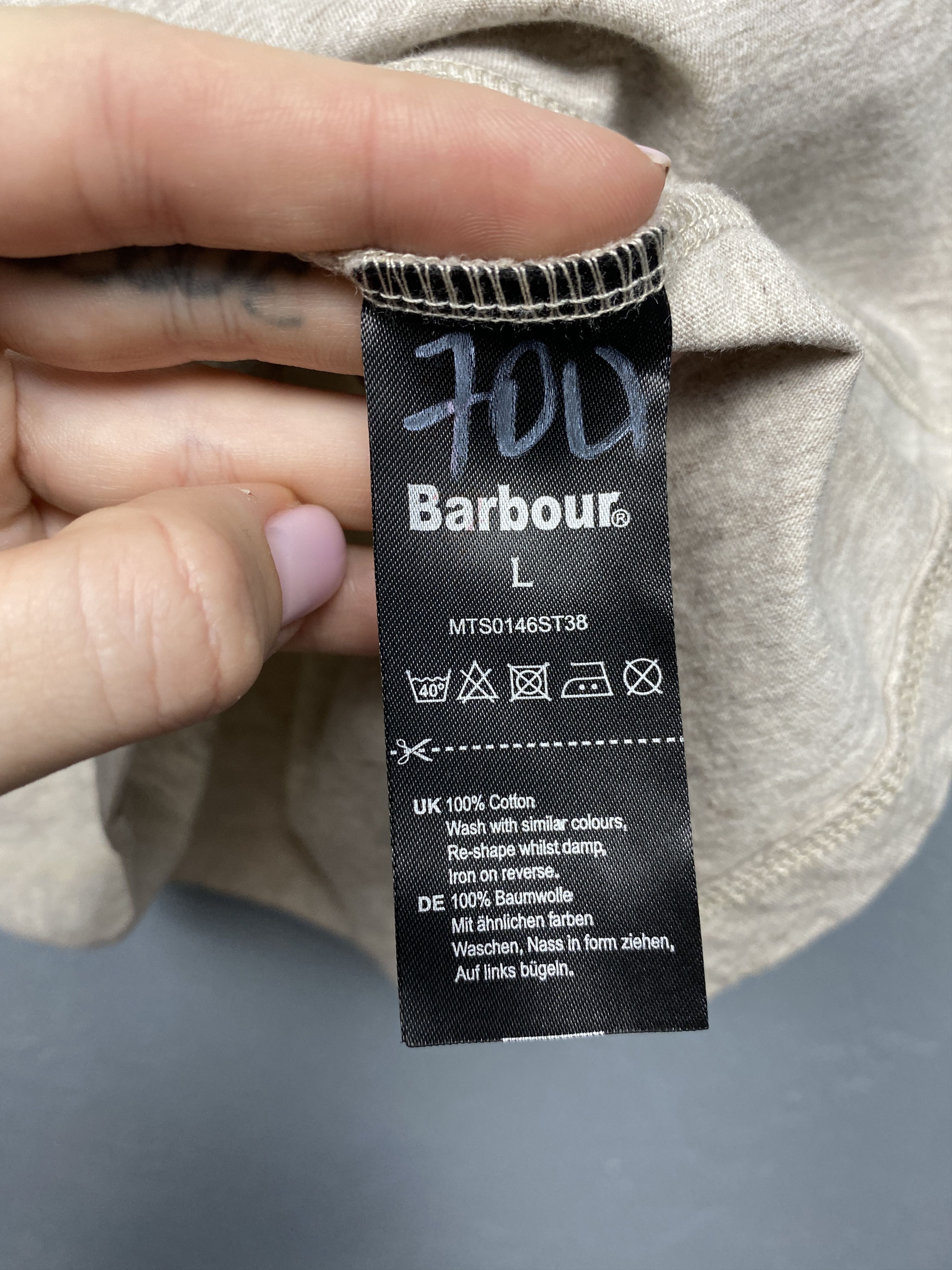 Barbour Barbour International Triumph Vintage Mens Crew Neck T-Shirt Size US L / EU 52-54 / 3 - 5 Thumbnail