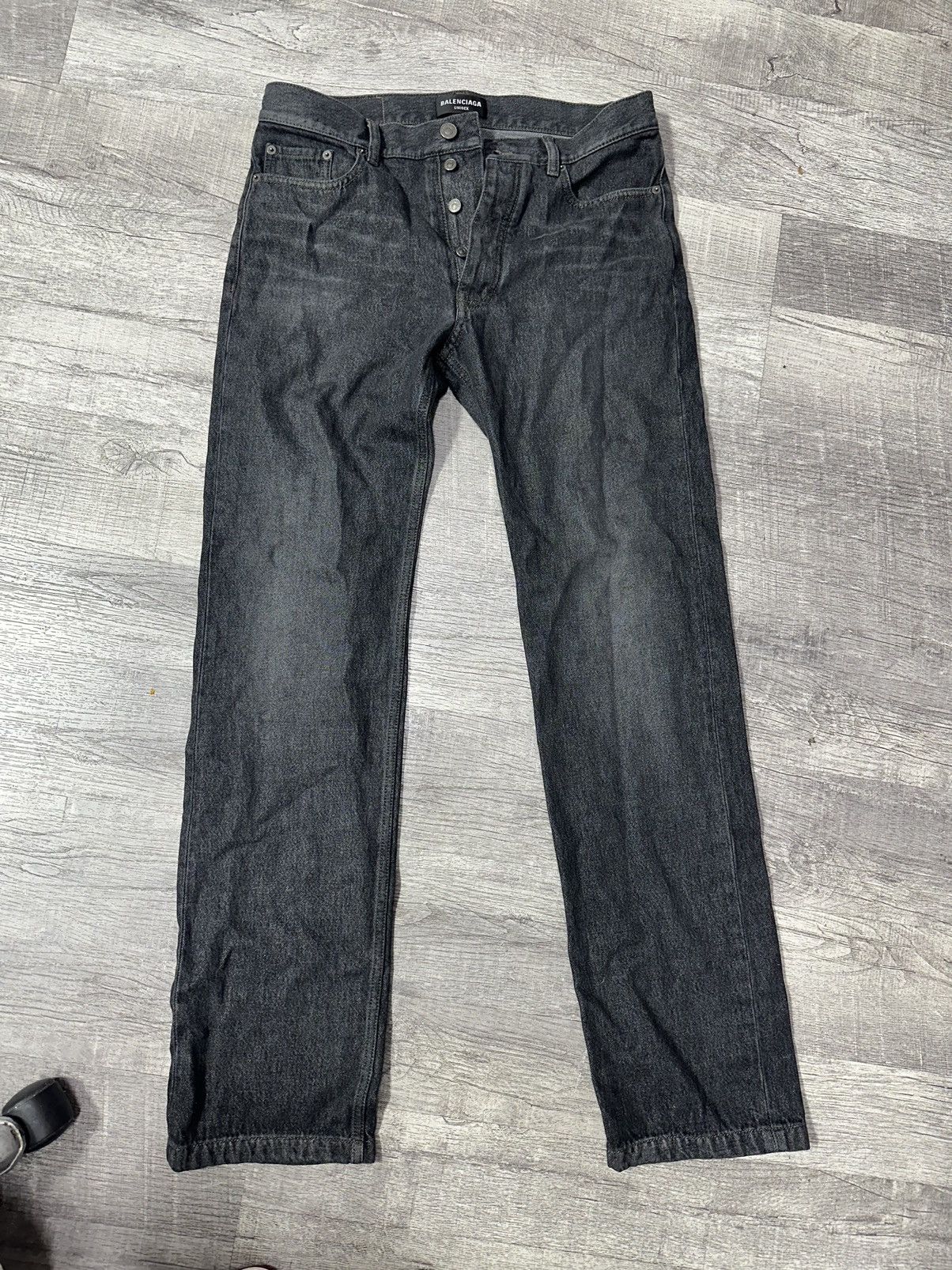 image of Balenciaga Grey Denim, Men's (Size 30)