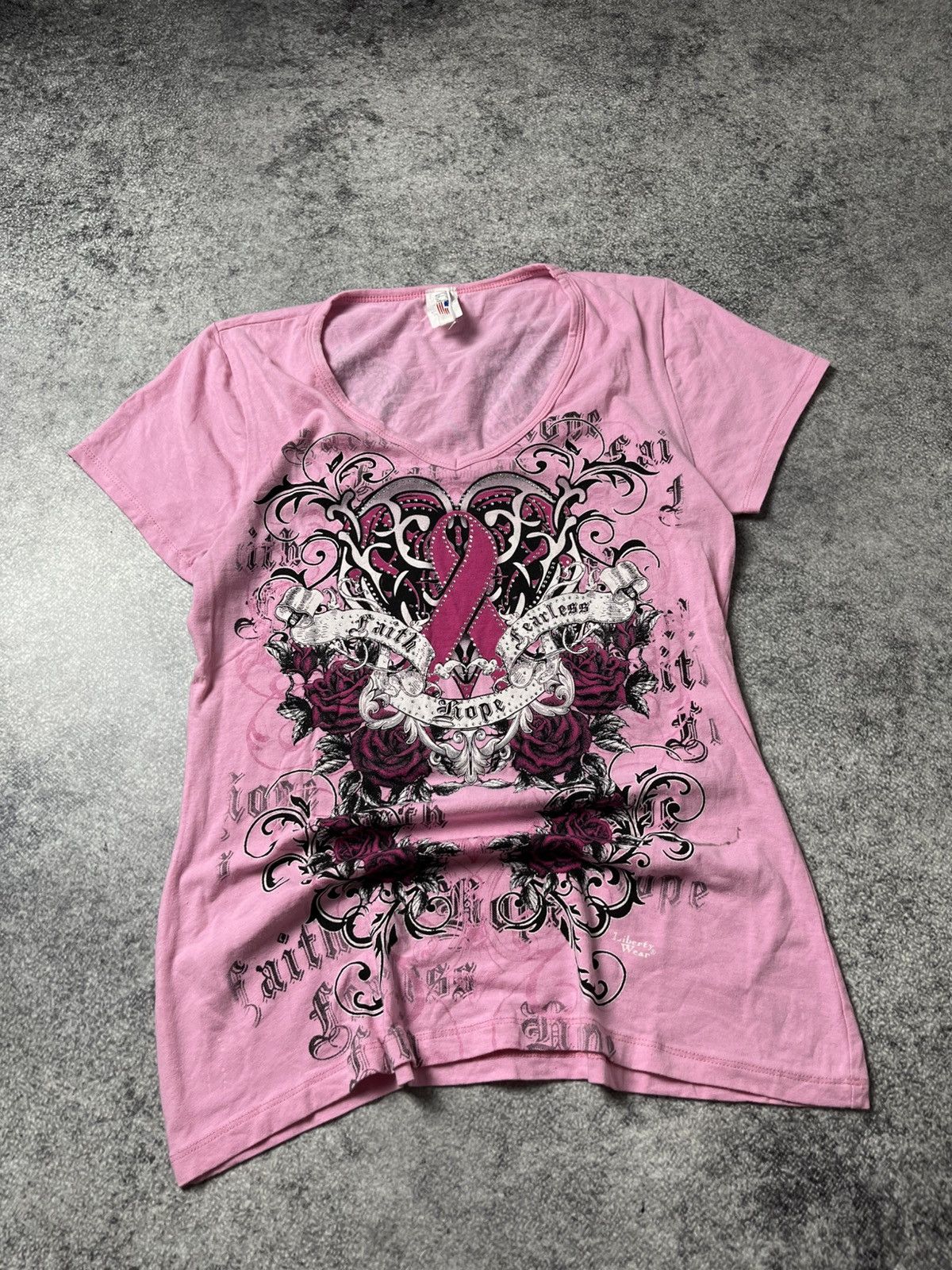 Hysteric Glamour 🔥 CRAZY HYSTERIC GLAMOUR LGB VIBE Y2K GOTHIC PUNK T SHIRT Size L / US 10 / IT 46 - 1 Thumbnail