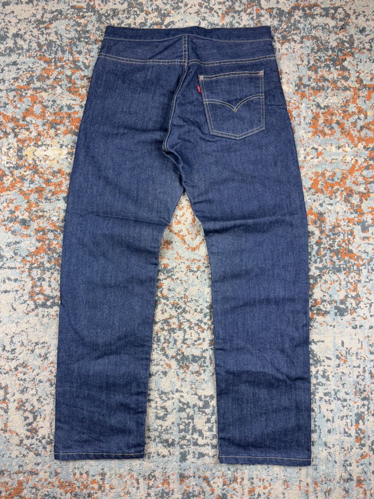 Other Rare Vintage 2000r Levis CoolMax dry raw denim single pocket Size US 30 / EU 46 - 1 Thumbnail