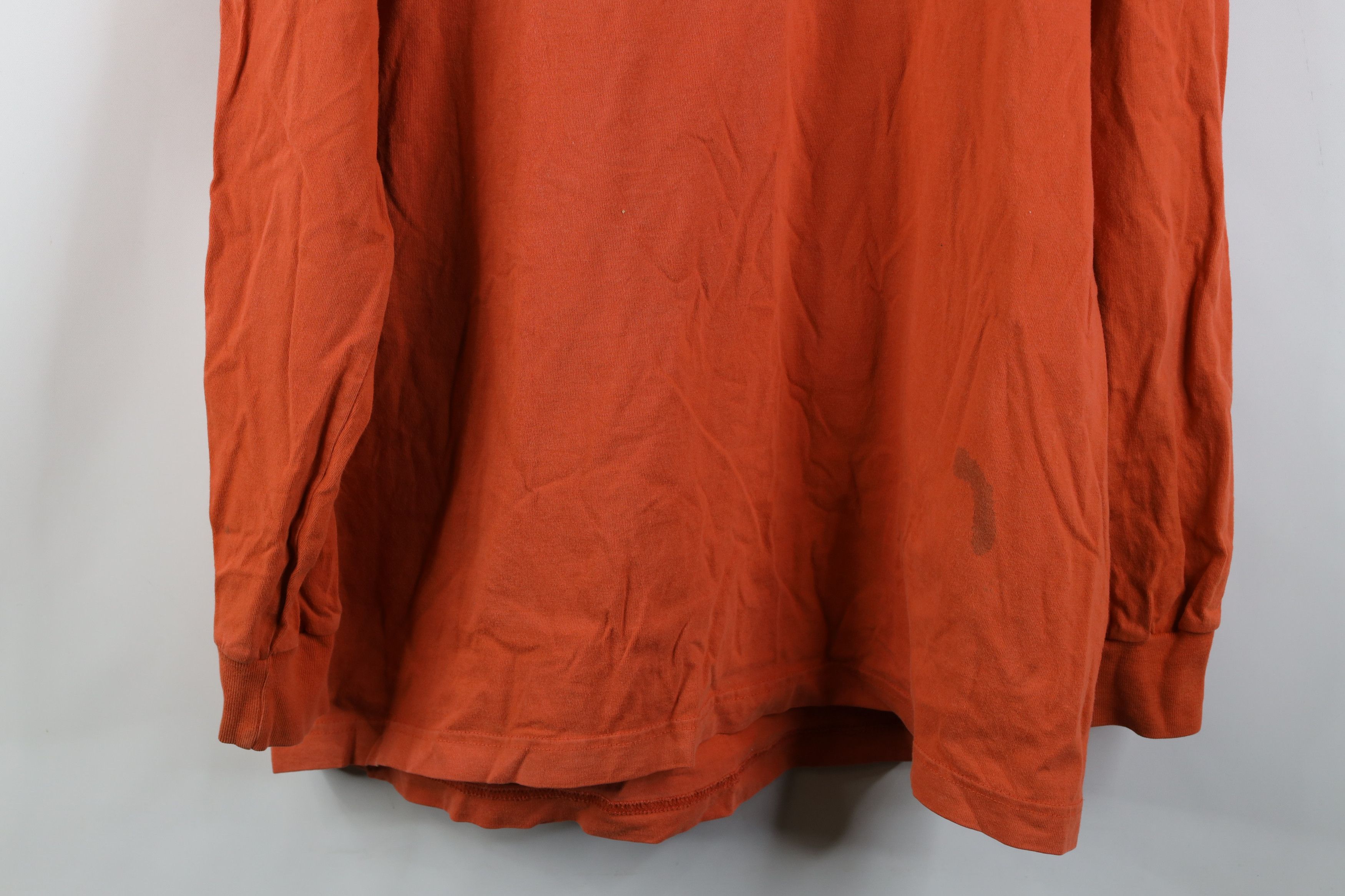 American Eagle Outfitters Vintage 90s Y2K American Eagle Long Sleeve T-Shirt Orange Size US XL / EU 56 / 4 - 15 Thumbnail