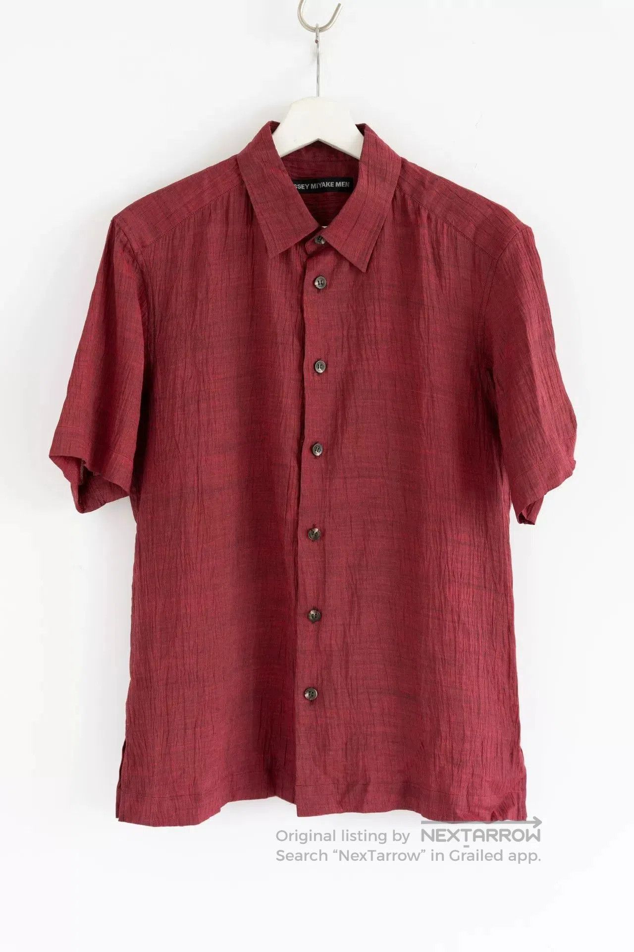 Issey Miyake issey miyake men's short sleeve shirt. Size US S / EU 44-46 / 1 - 1 Thumbnail