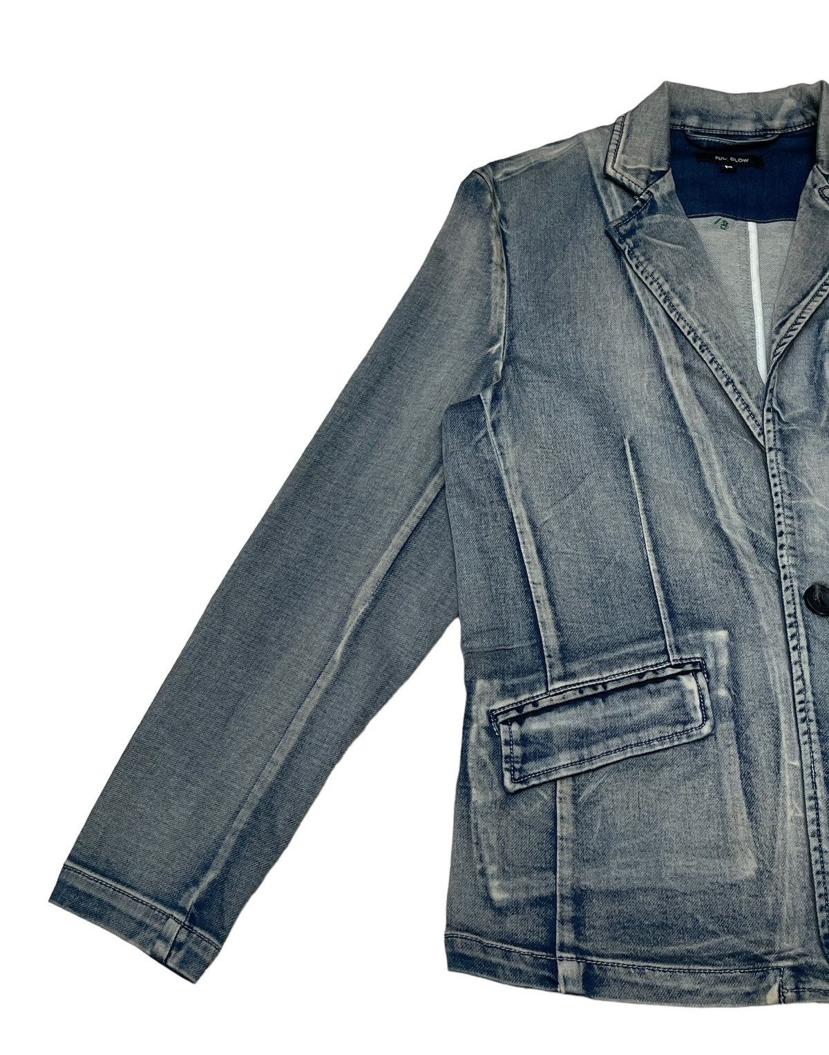 Japanese Brand × Vintage Vintage Japanese Brand Full Glow Denim Jacket 1990s Size US M / EU 48-50 / 2 - 4 Thumbnail