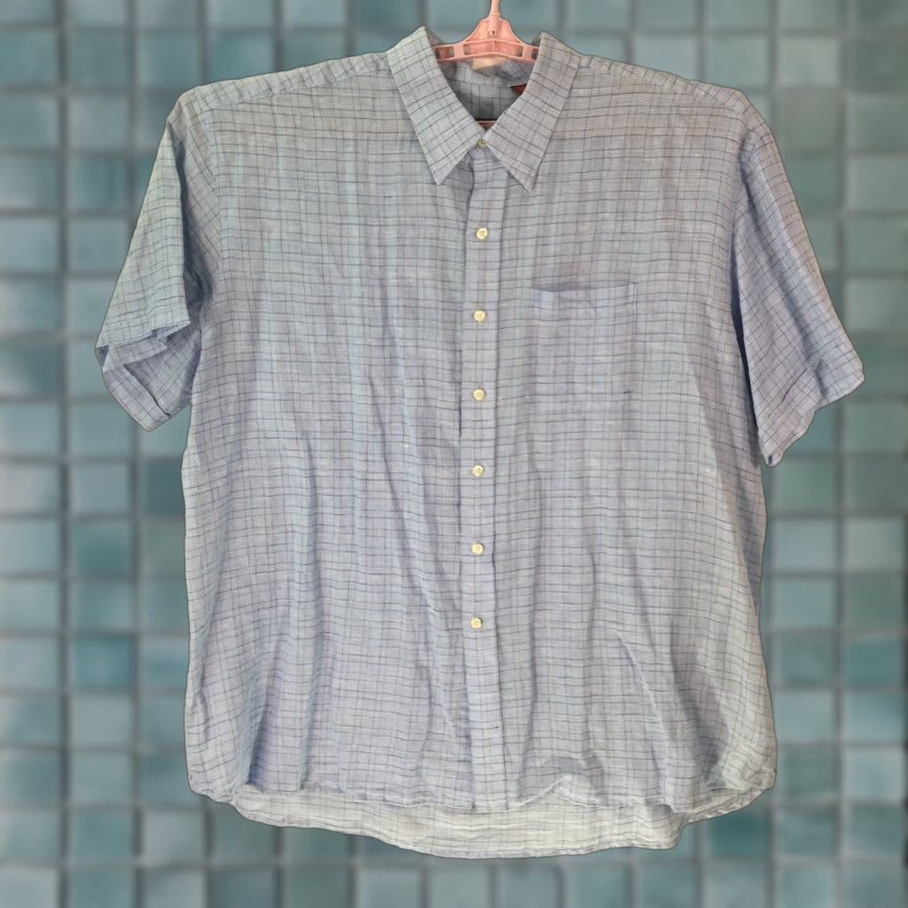 Izod Izod Luxury Sport Shirt Mens Short Sleeve Casual Blue Button Down Size XXL Size US XXL / EU 58 / 5 - 1 Thumbnail