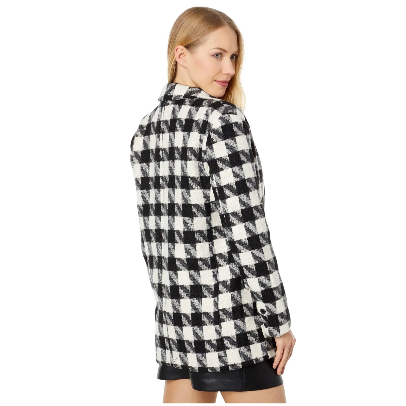 BLANKNYC $128 MSRP Blank NYC Oversized Houdstooth Blazer - Sz M - NWT Size M / US 6-8 / IT 42-44 - 2 Thumbnail