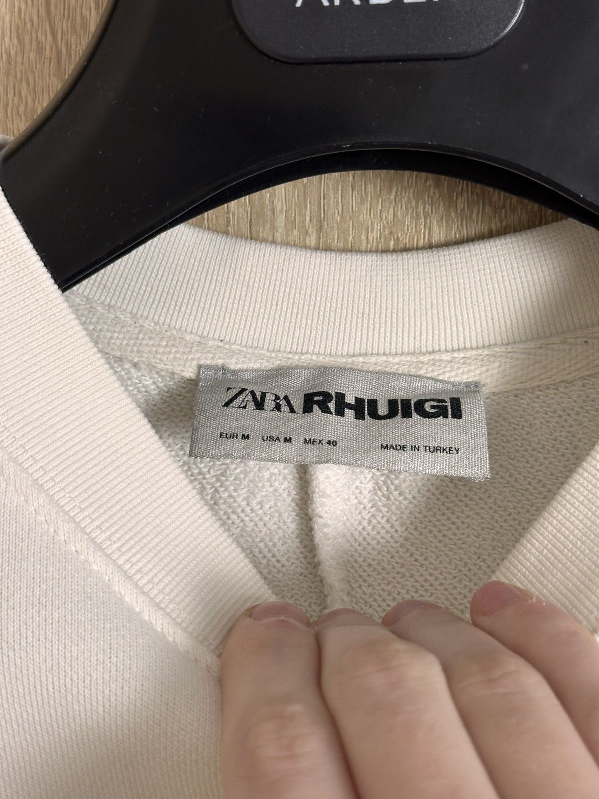 Rhude × Zara 🔥 Oversized Logo Sweatshirt Rhude x Zara Rhuigi Pullover Size US M / EU 48-50 / 2 - 3 Thumbnail