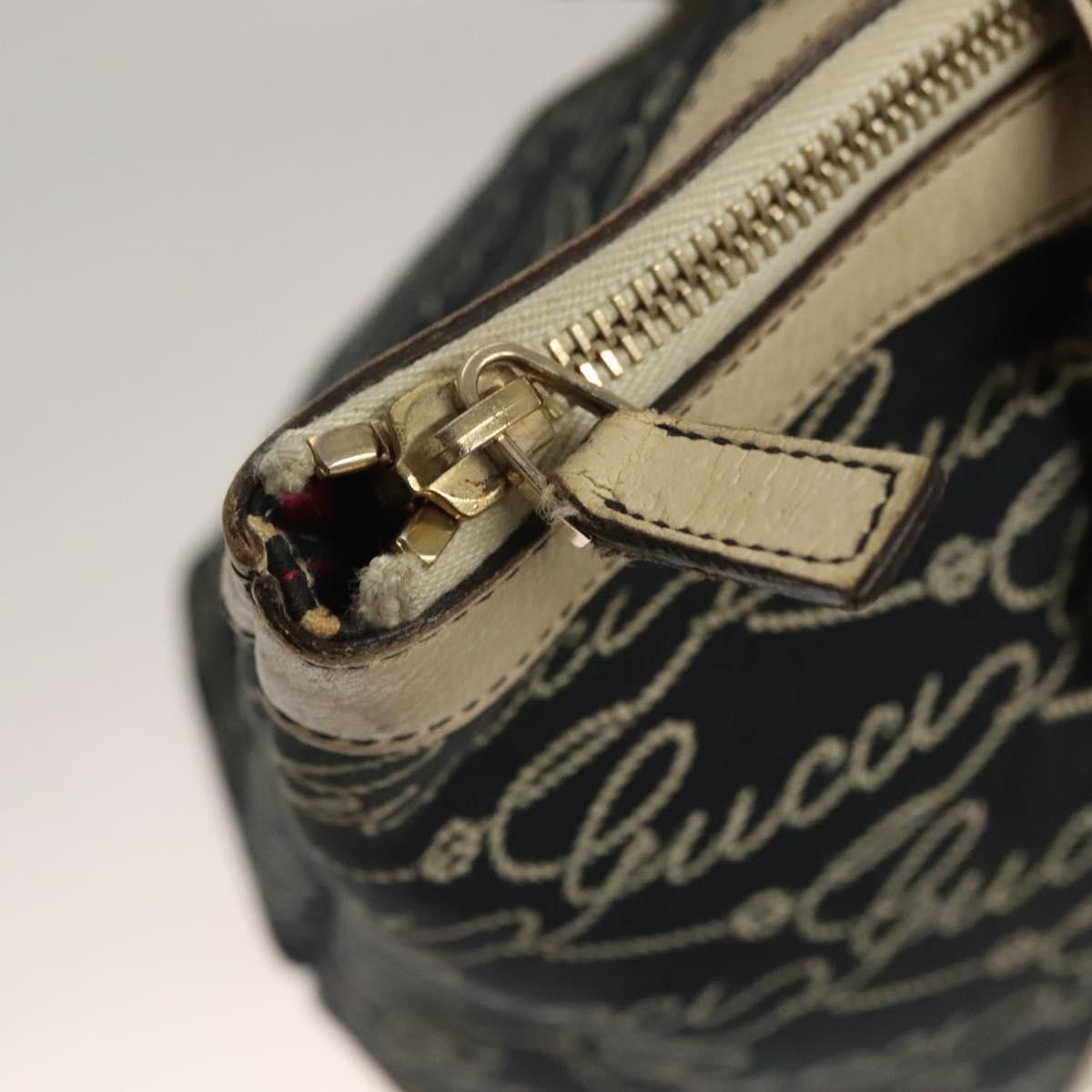 Gucci GUCCI Tote Bag Canvas Navy Gold Size ONE SIZE - 15 Thumbnail