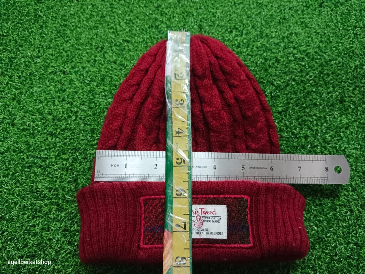 Harris Tweed CLOSSHI JAPAN X HARRIS TWEED Beanie Size ONE SIZE - 9 Thumbnail