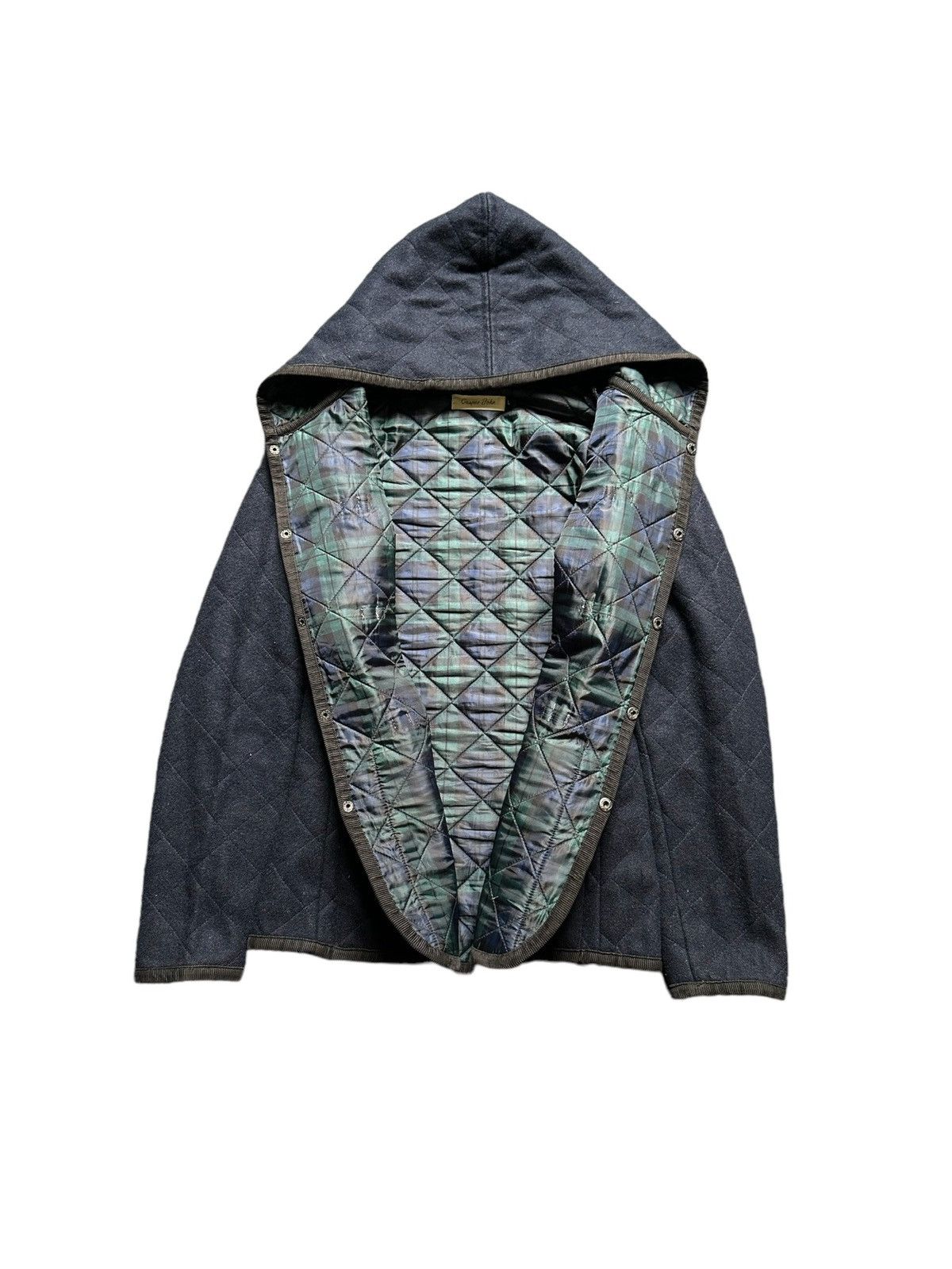 If Six Was Nine 00's Casper John wool rayon quilted jacket Size US M / EU 48-50 / 2 - 2 Thumbnail