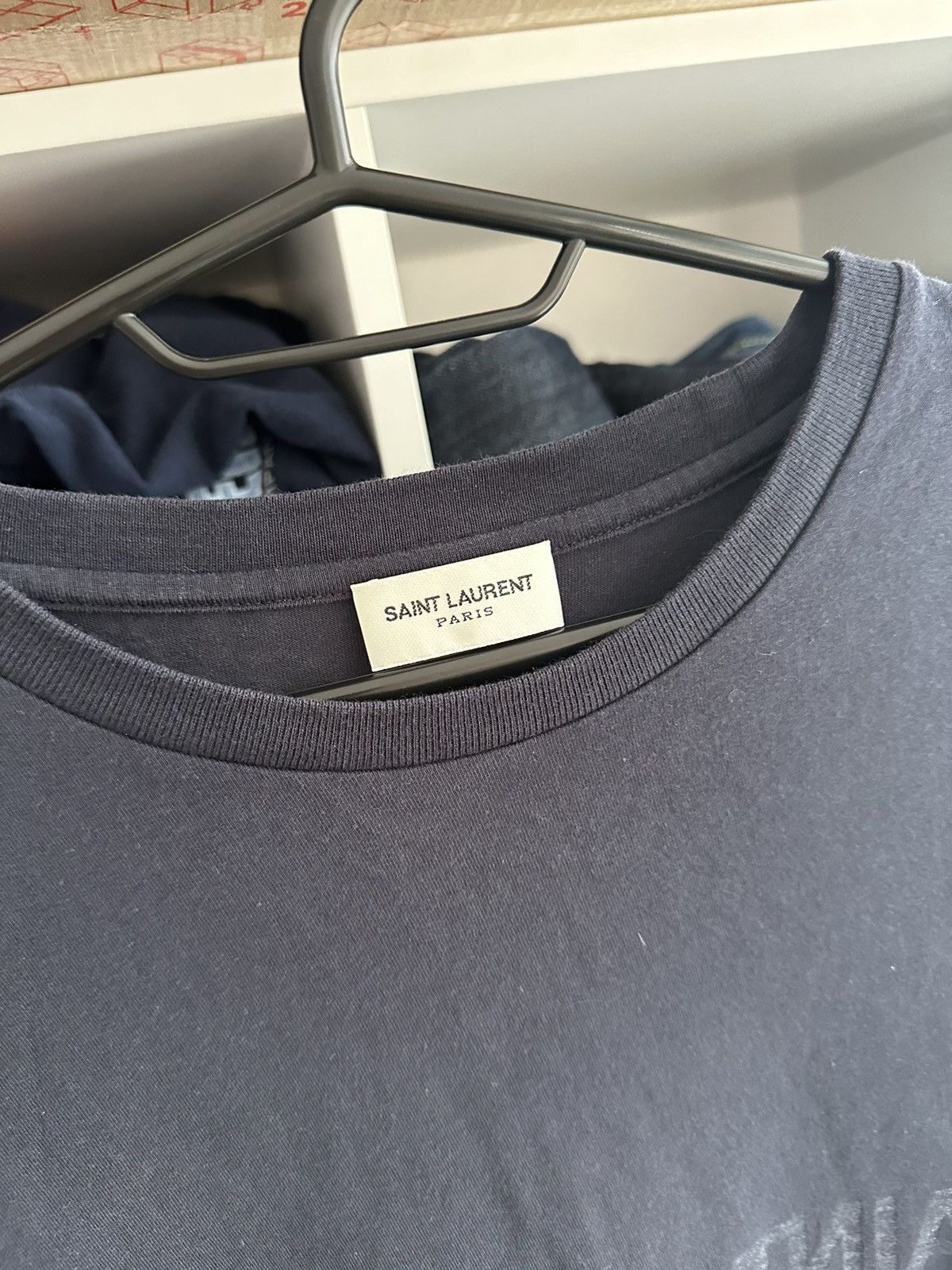 🔥SAINT LAURENT PARIS REVERSE BIG LOGO T-SHIRT🔥