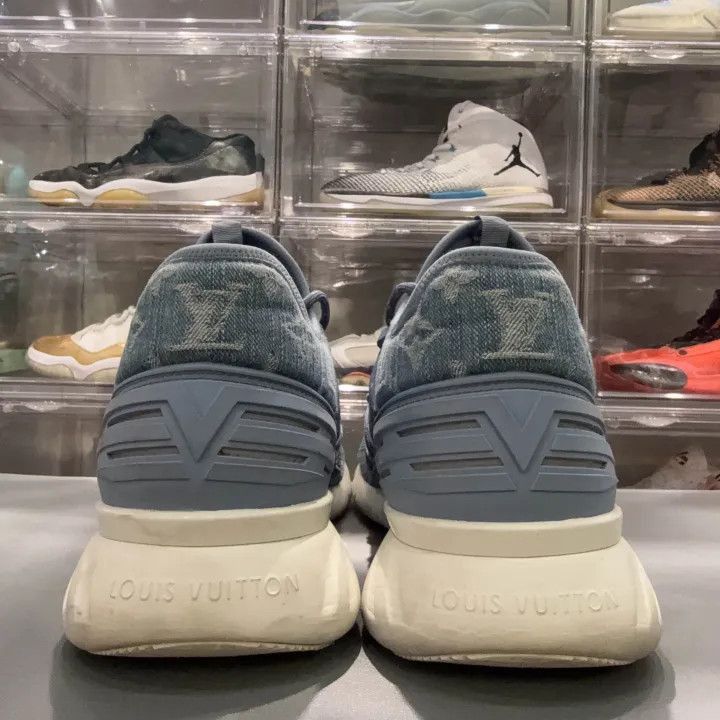 Louis Vuitton Louis Vuitton Fastlane Denim Sneakers for Men -2508 Size US 9.5 / EU 42-43 - 1 Thumbnail