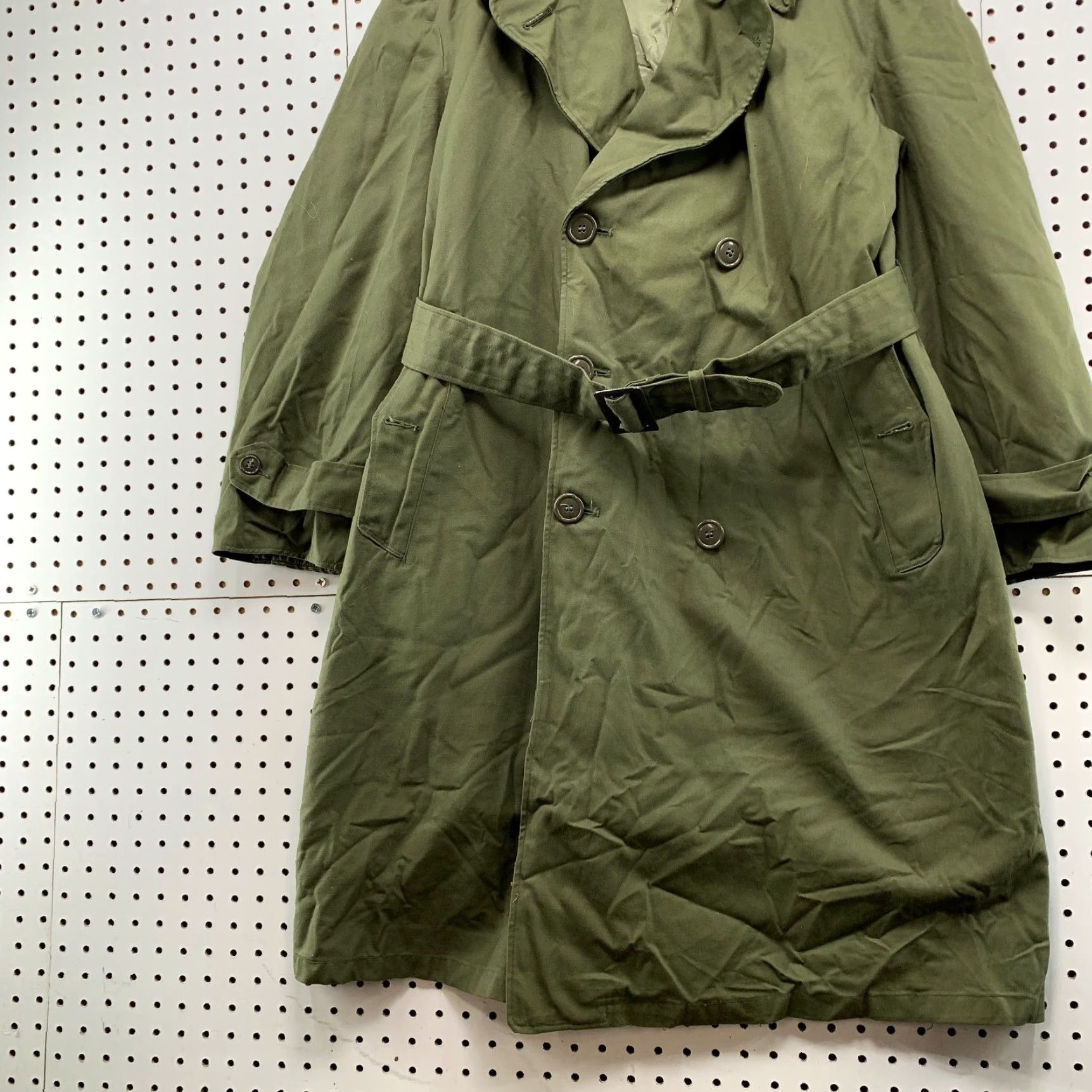 Doublet VINTAGE US Army Overcoat Jacket Mens M OG-107 Lined Double Breasted Green Winter Size US M / EU 48-50 / 2 - 6 Thumbnail