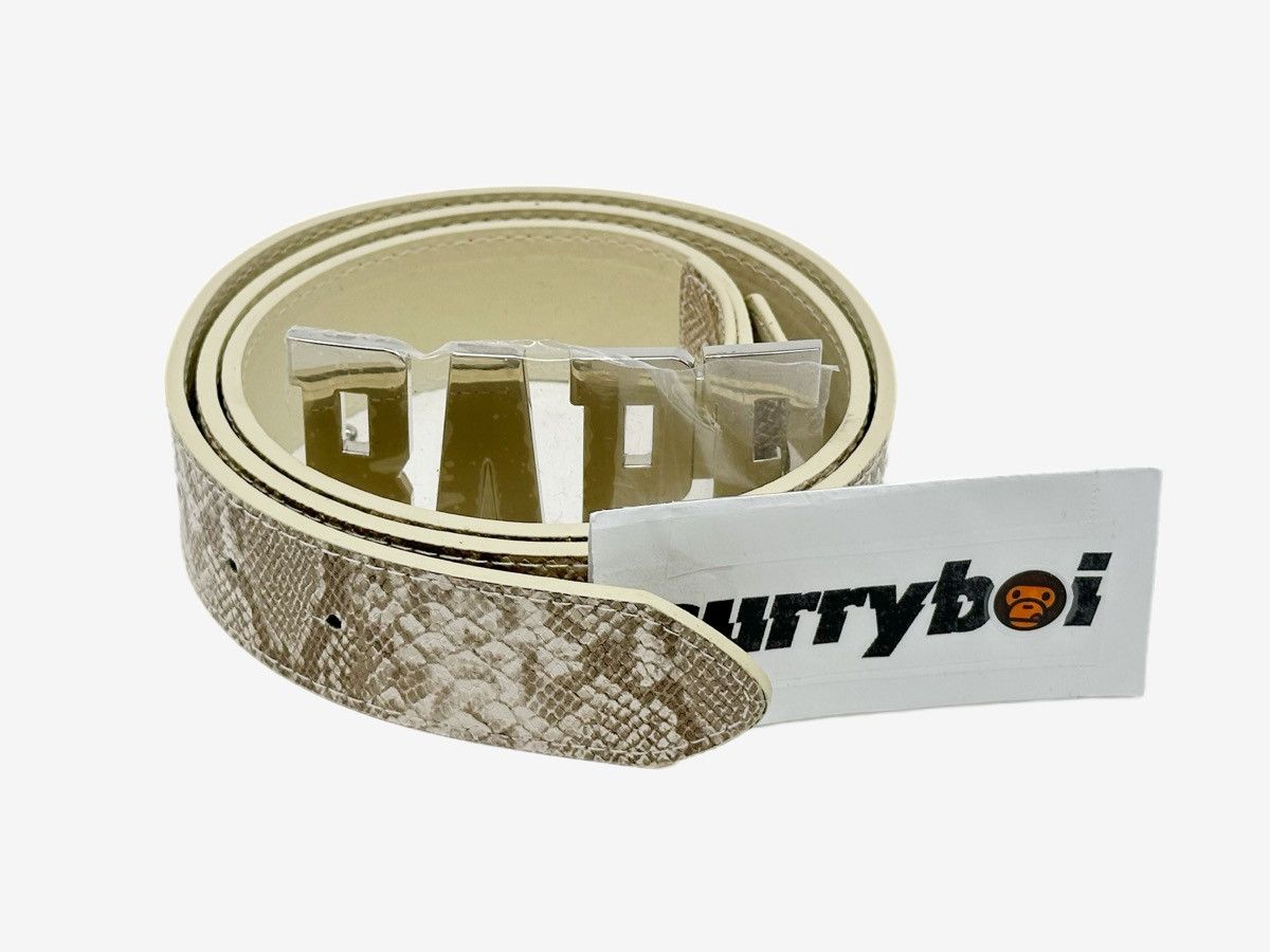 Bape BAPE Snake Belt Beige Size ONE SIZE - 3 Thumbnail