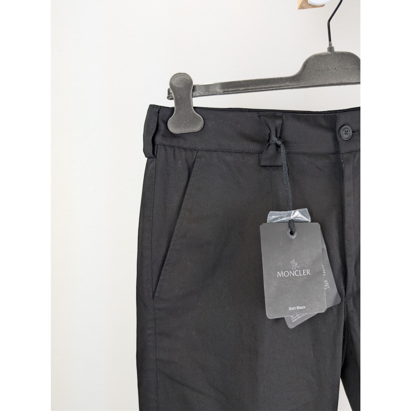 Moncler o1rshd1 Tactical Cargo Pants Trousers Sweatpants in Black Size US 34 / EU 50 - 6 Thumbnail