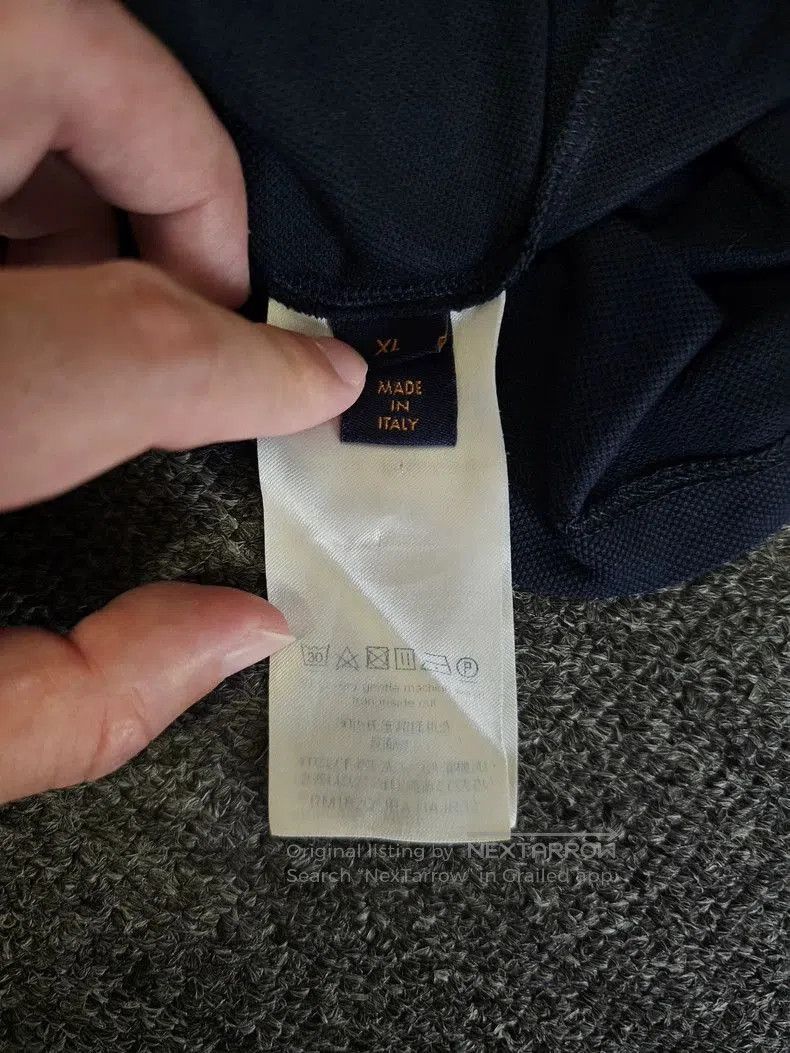 Louis Vuitton Louis Vuitton Navy Blue Polo Shirt. Size US XL / EU 56 / 4 - 5 Thumbnail