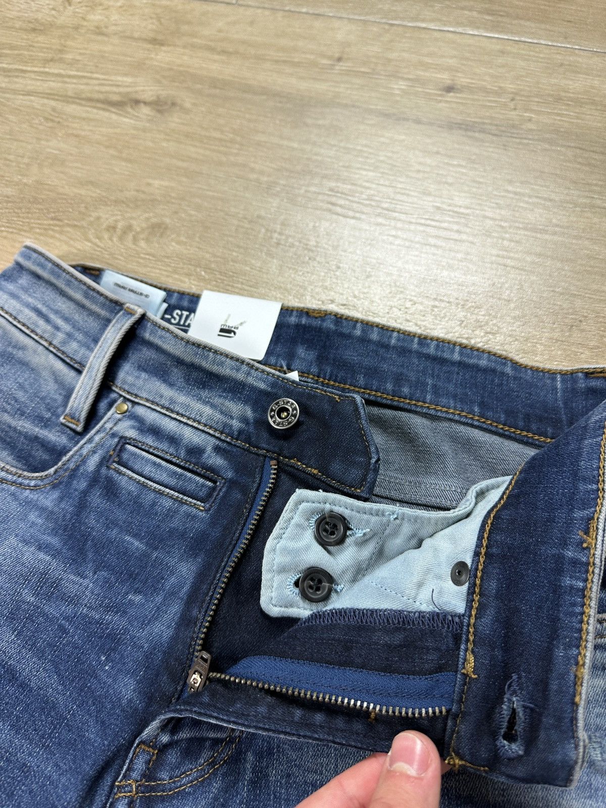 G-Star NEW🏷️ G-Star Raw D-Staq 5-PKT Skinny Denim Jeans Size US 29 - 4 Thumbnail