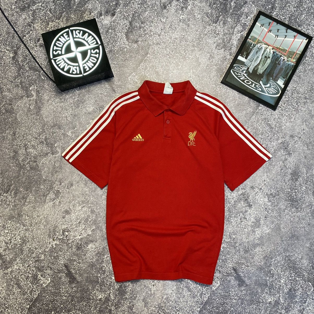 Vintage Vintage Adidas FC Liverpool Small logo soccer polo Size US L / EU 52-54 / 3 - 2 Thumbnail