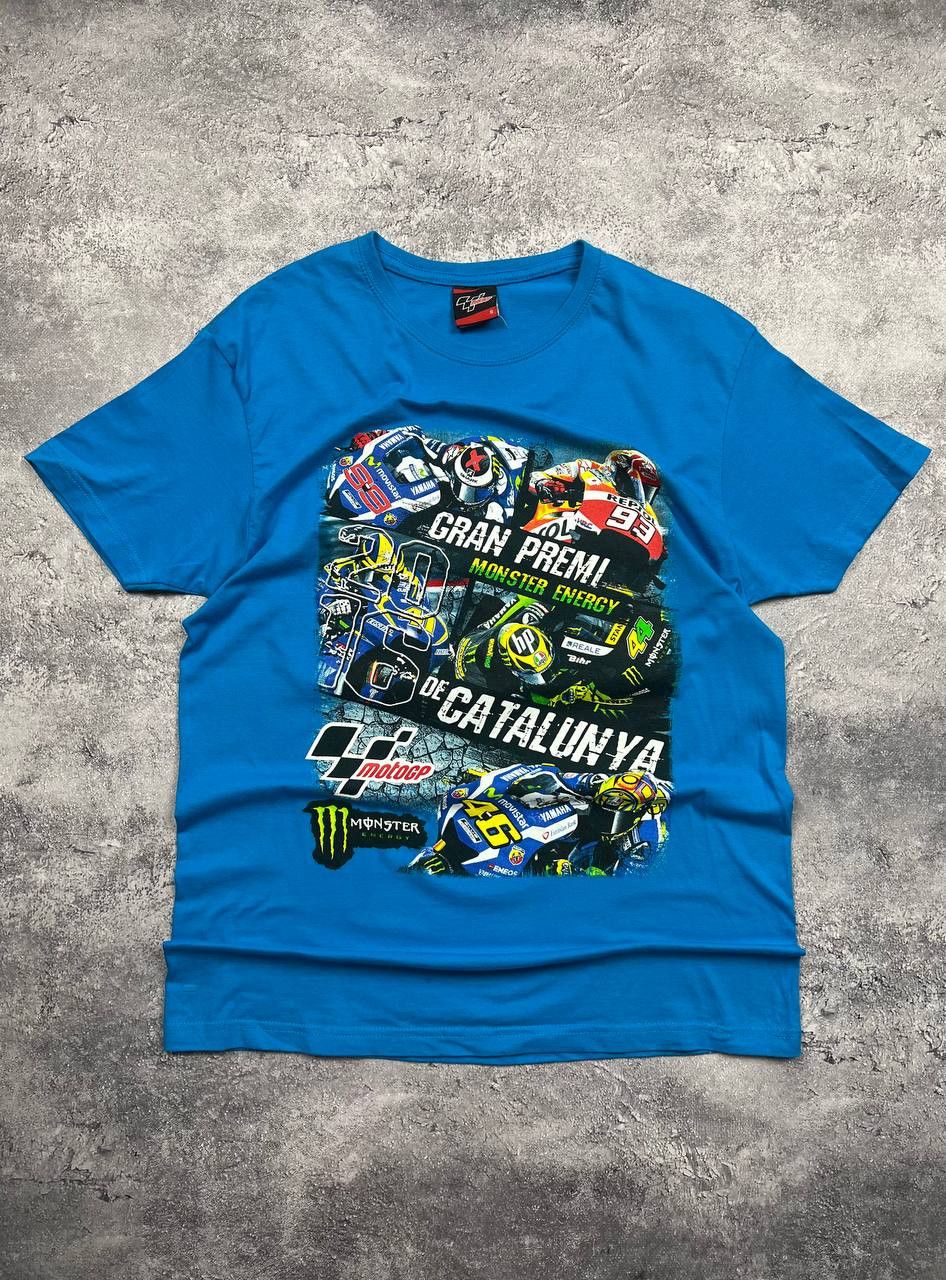 Vintage Vintage Moto Racing Motogp Monster Gran Premi De Catalunya Size US S / EU 44-46 / 1 - 1 Thumbnail