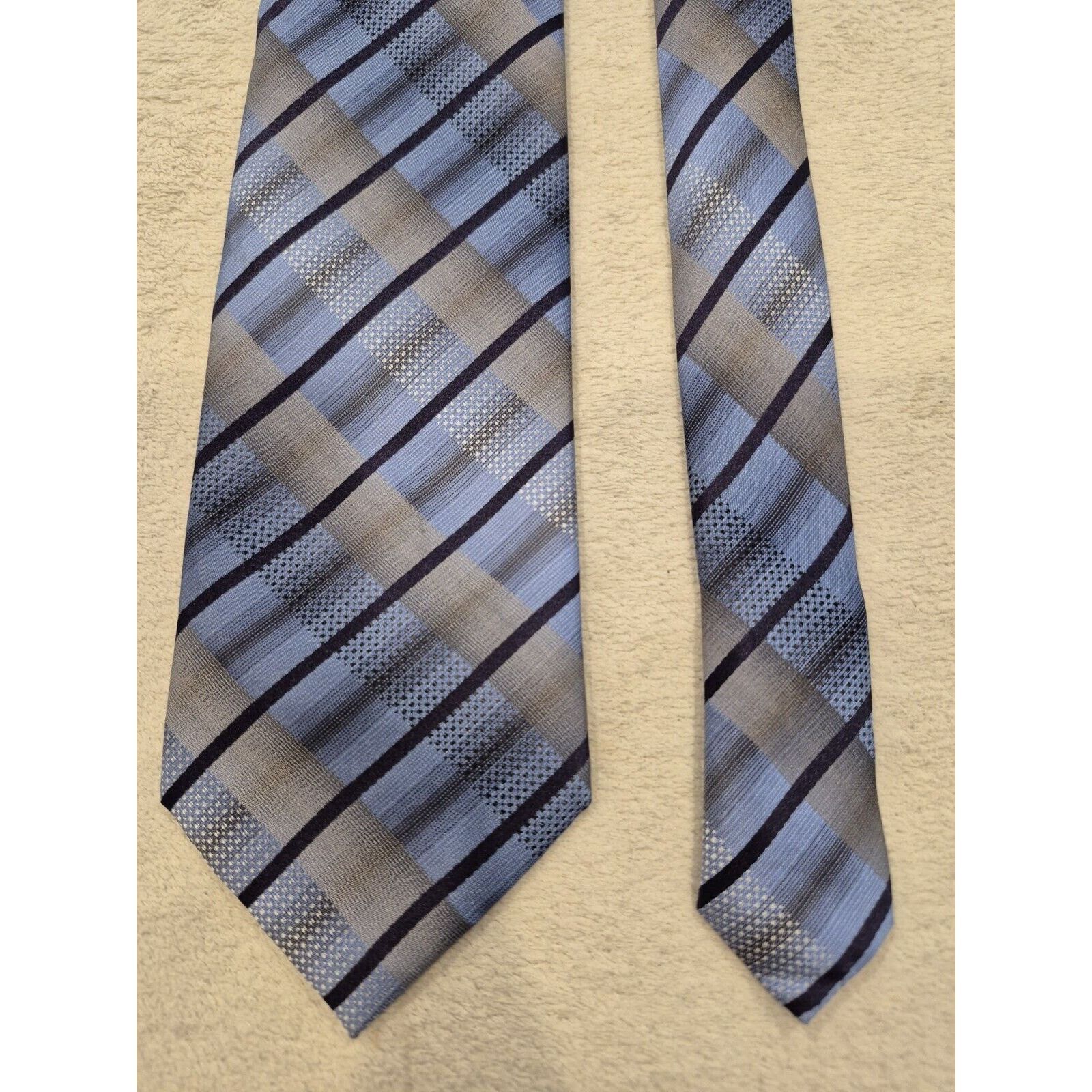 Brooksfield Stafford Essentials Tie Mens 100% Imported Silk USA Made Size ONE SIZE - 6 Thumbnail
