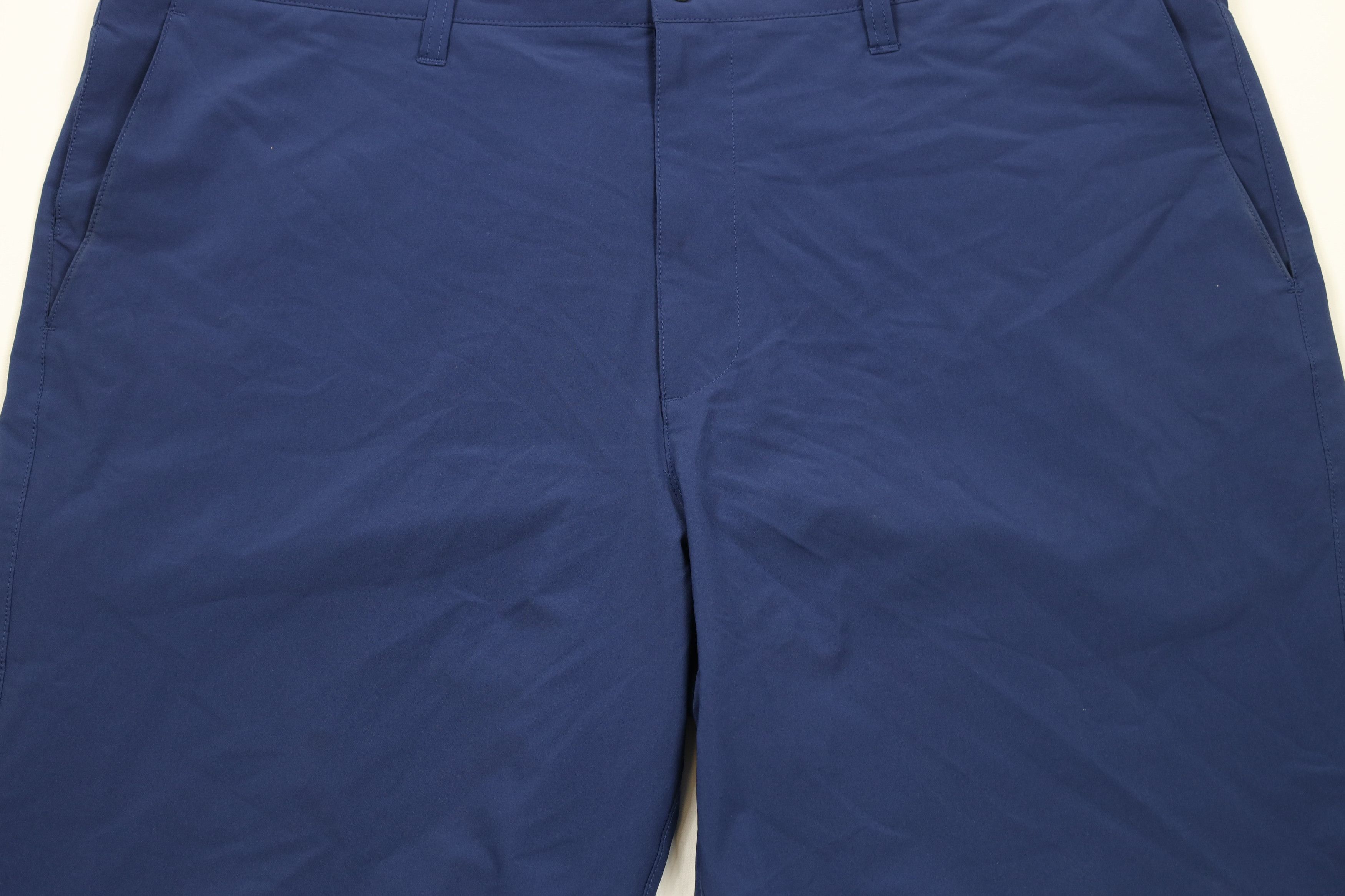 Ralph Lauren × Vintage Ralph Lauren Flat Front Tech Golfing Golf Chino Shorts Blue Size US 42 / EU 58 - 3 Thumbnail