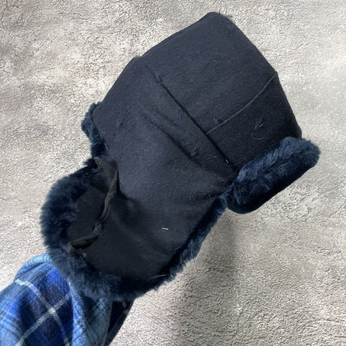 If Six Was Nine Vintage Y2K Crown Furry Beanie Mohair Ushanka Uzi Vert Size ONE SIZE - 7 Thumbnail