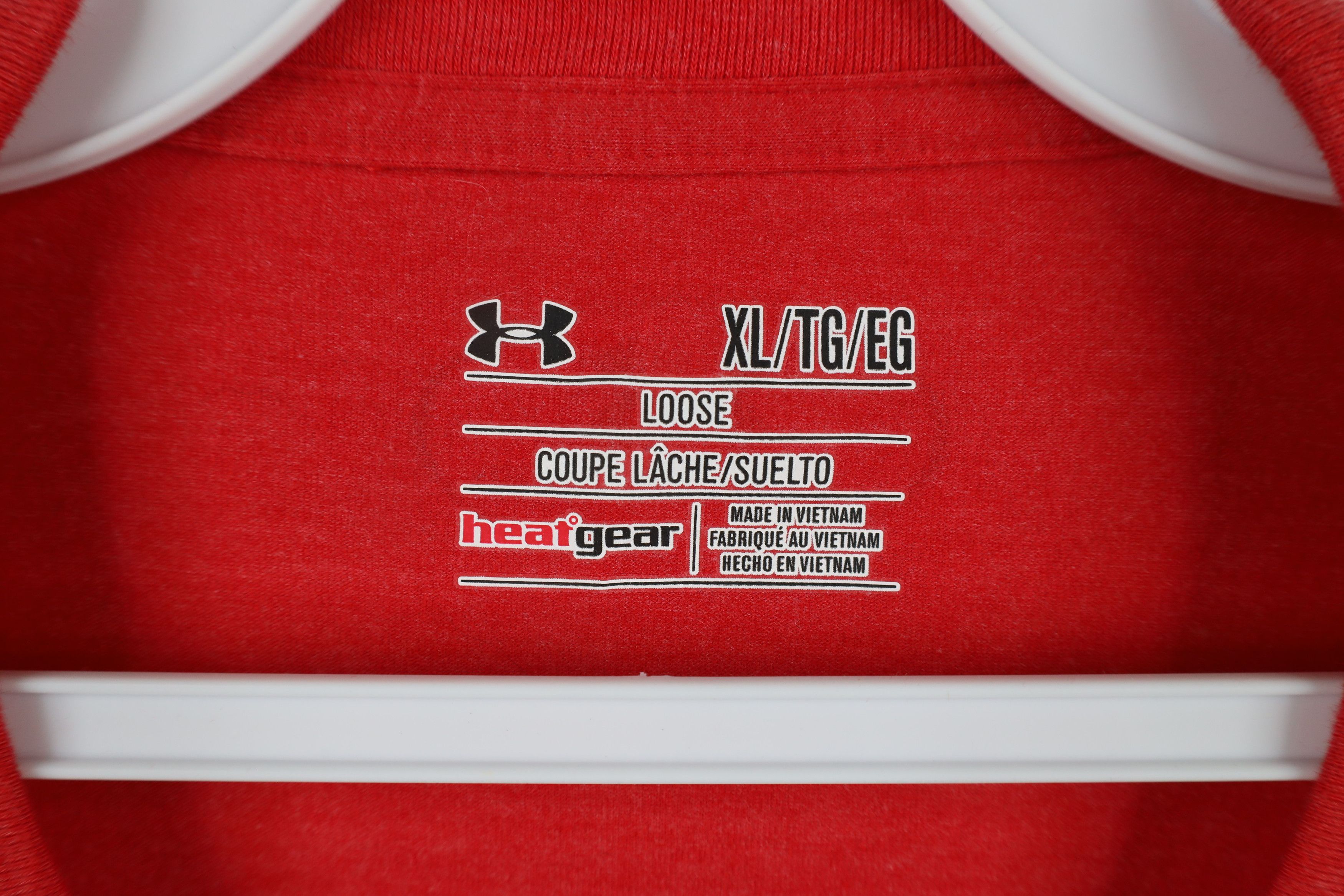 Under Armour × Vintage Under Armour Deer Antler Hunting Long Sleeve T-Shirt Red Size US XL / EU 56 / 4 - 6 Thumbnail