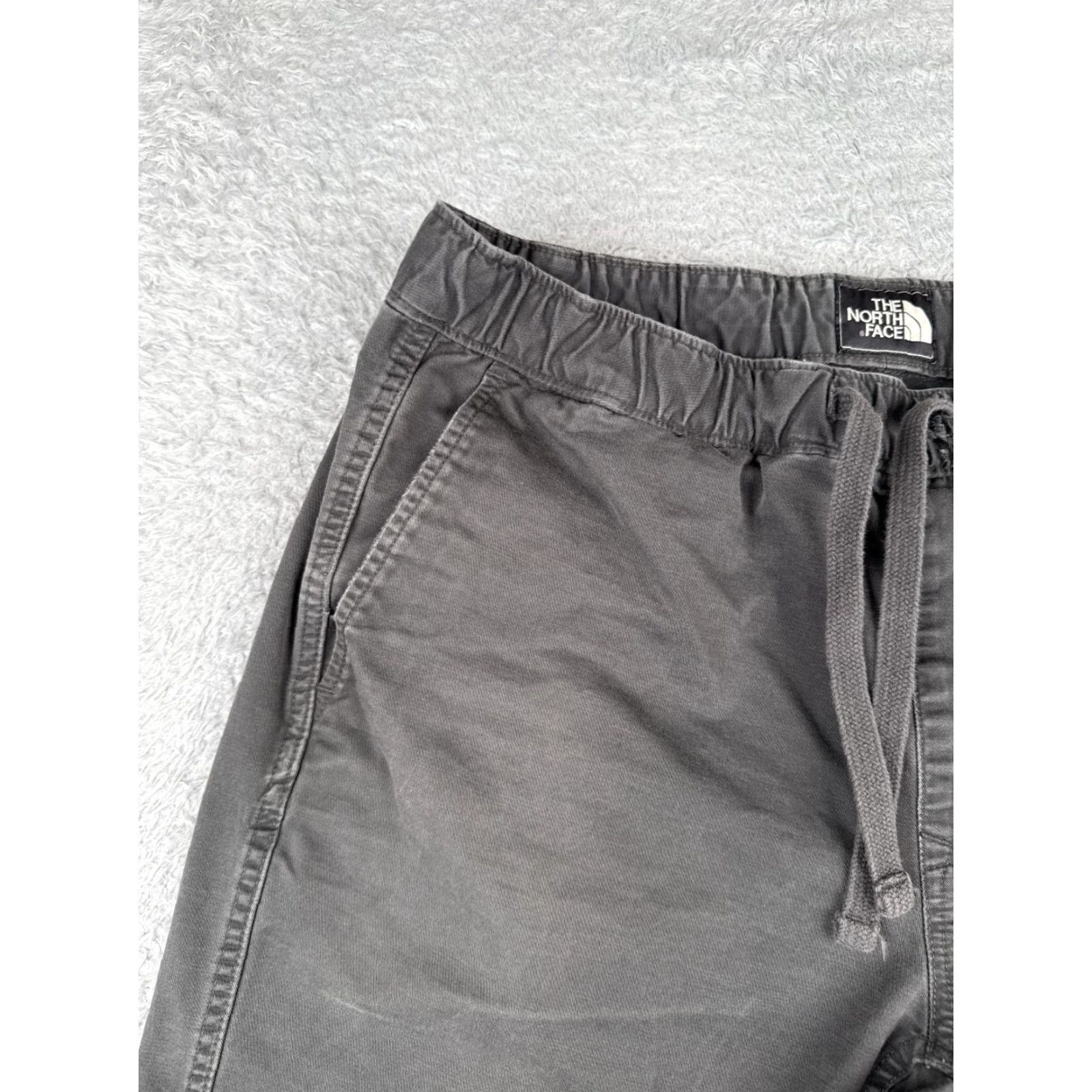 The North Face The North Face Shorts Men Medium Gray Cotton Blend Elastic Waist Drawstring 36x9 Outdoor Mens Size US 31 - 4 Thumbnail