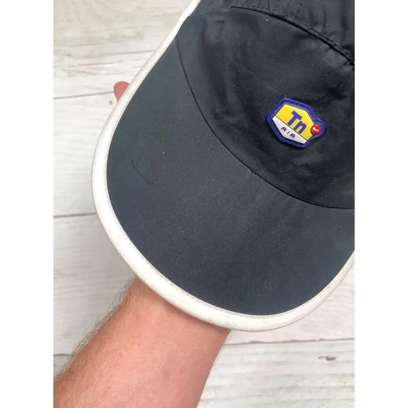 Nike VINTAGE Nike TN Cap Drill Hat One Size Black Men's Baseball Cap Adjustable Cap Size ONE SIZE - 4 Thumbnail