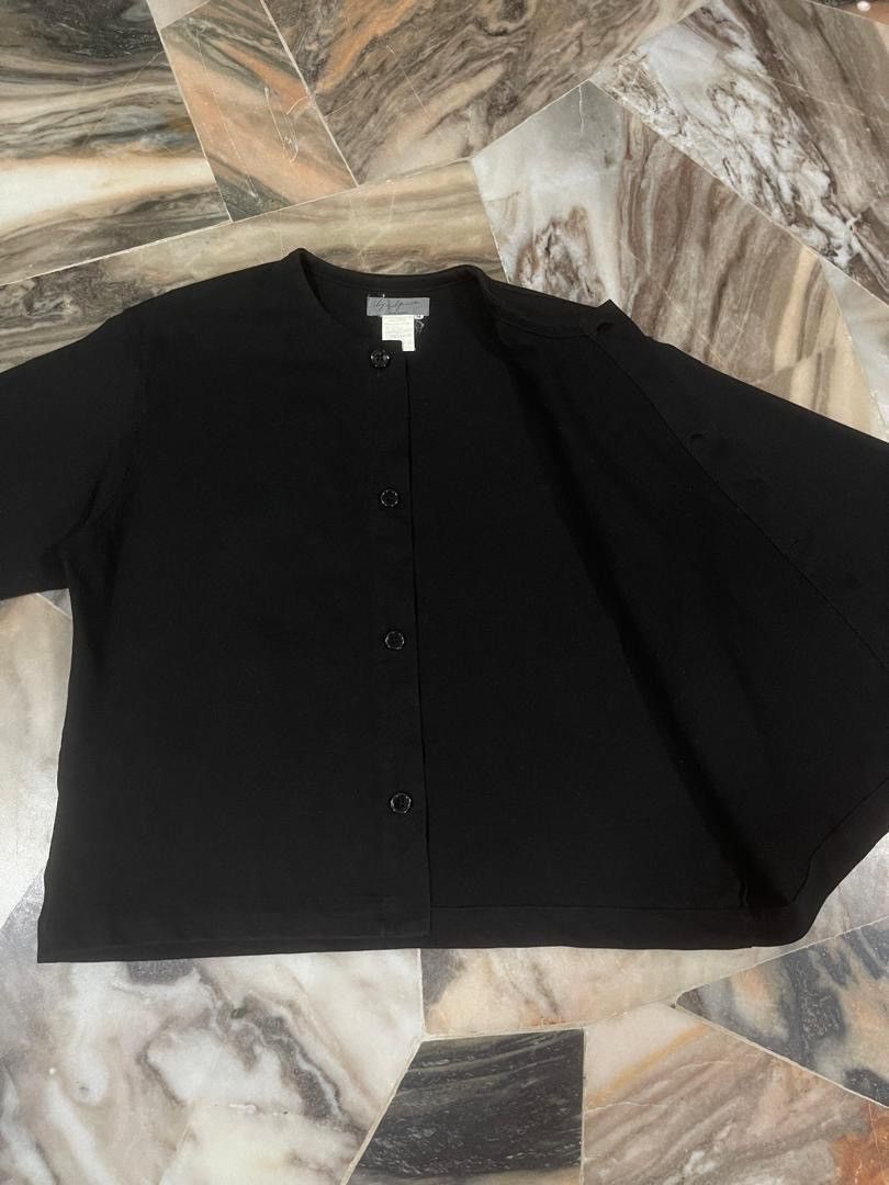 Yohji Yamamoto Yohji Yamamoto Pour Homme Full Black Casual Jacket Size US M / EU 48-50 / 2 - 10 Thumbnail