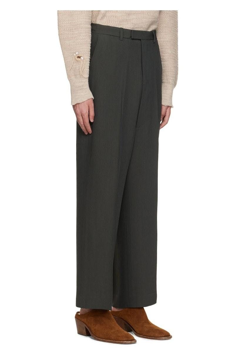 Acne Studios FW22 Casual Twill Trousers Cedar Green Size US 34 / EU 50 - 8 Thumbnail