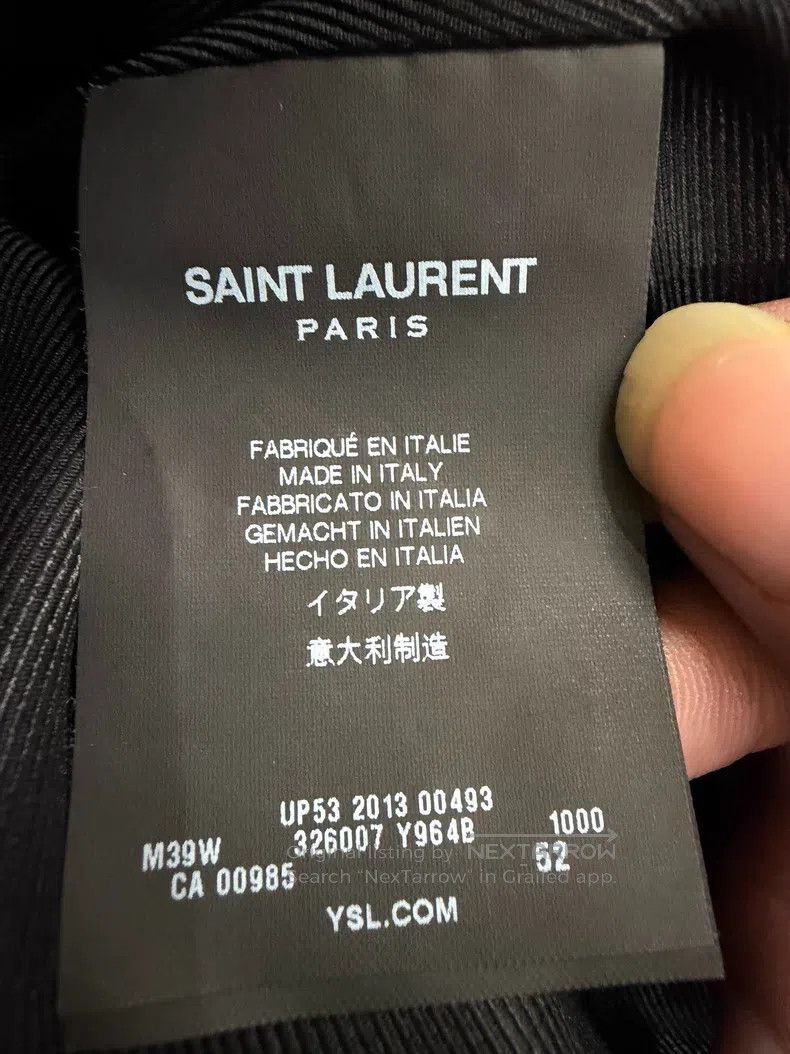 Saint Laurent Paris Saint Laurent Paris Shearling and Wool Blended Jacket Size US L / EU 52-54 / 3 - 5 Thumbnail