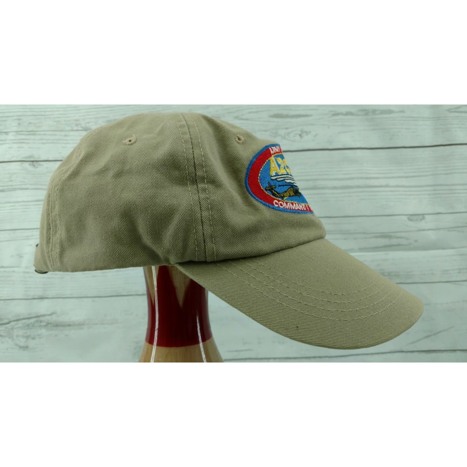 Commando A2C2S U.S. Army Airborne Command & Control System Tan Khaki Hat Hat Adjustable Tan Khaki Mens Size ONE SIZE - 5 Thumbnail