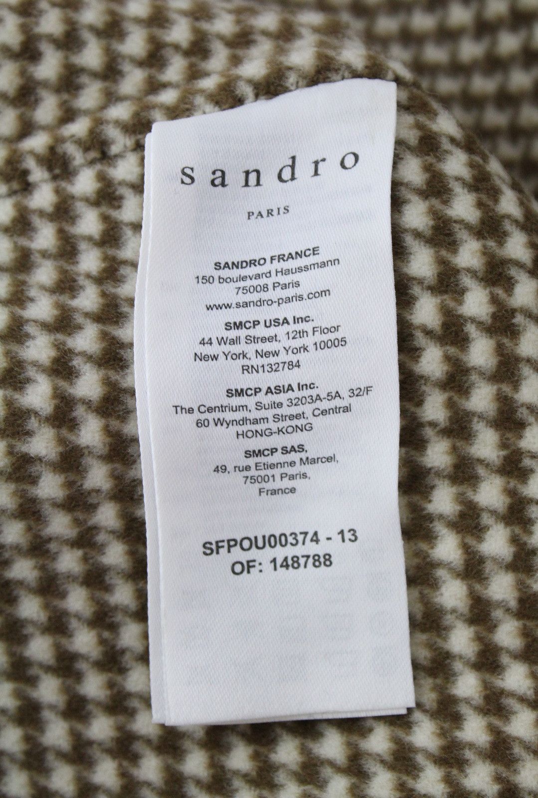 Sandro SANDRO Coat Womens (EU) 36 Wool Blend Oversize Shirt Type Size S / US 4 / IT 40 - 8 Thumbnail