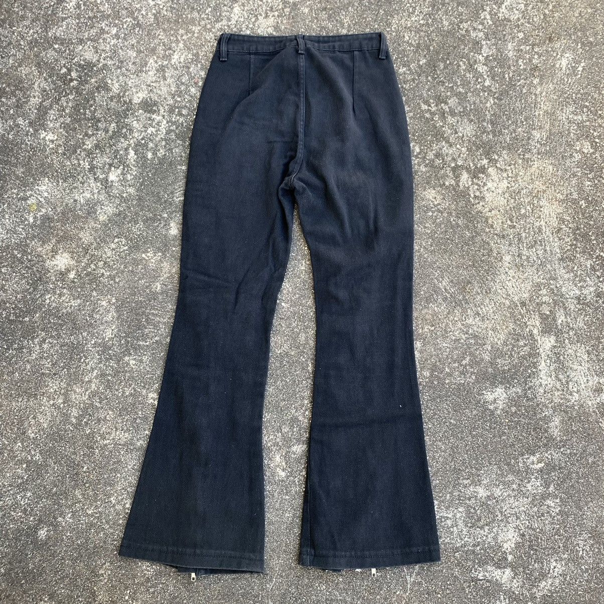 Japanese Brand MULTIZIPPER FLARE DENIM PANTS RICK OWENS STYLE Size US 30 / EU 46 - 12 Thumbnail