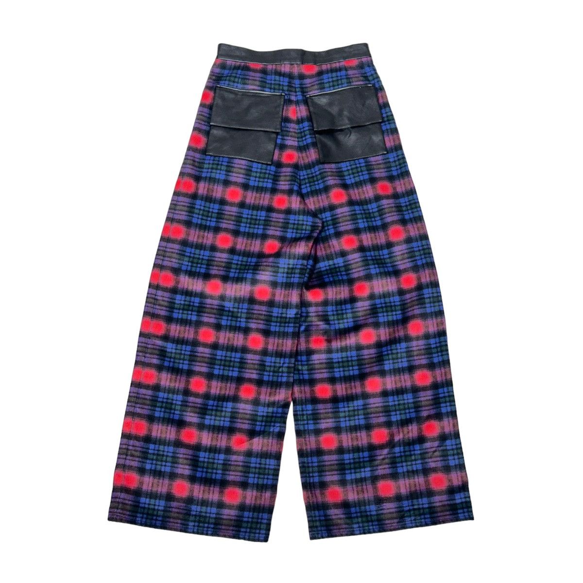 Natasha Zinko $1.2k plaid wide leg baggy trouser Size US 30 / EU 46 - 3 Thumbnail